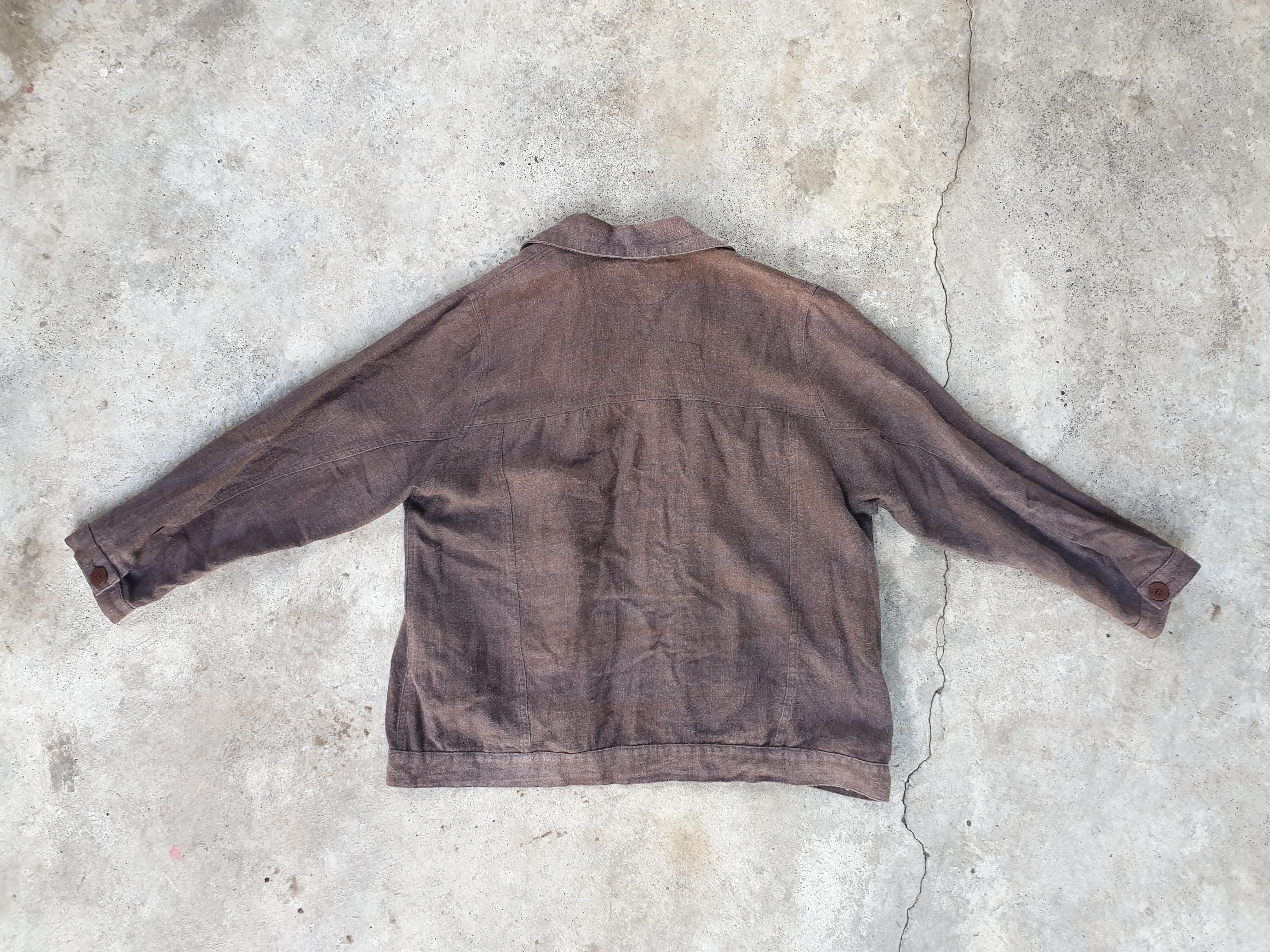 Vintage 90's Brown Hemp Jacket