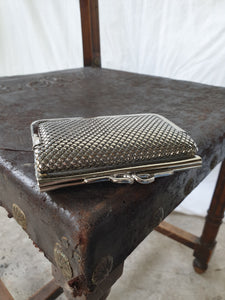 Vintage Silver Micro Mesh Wallet