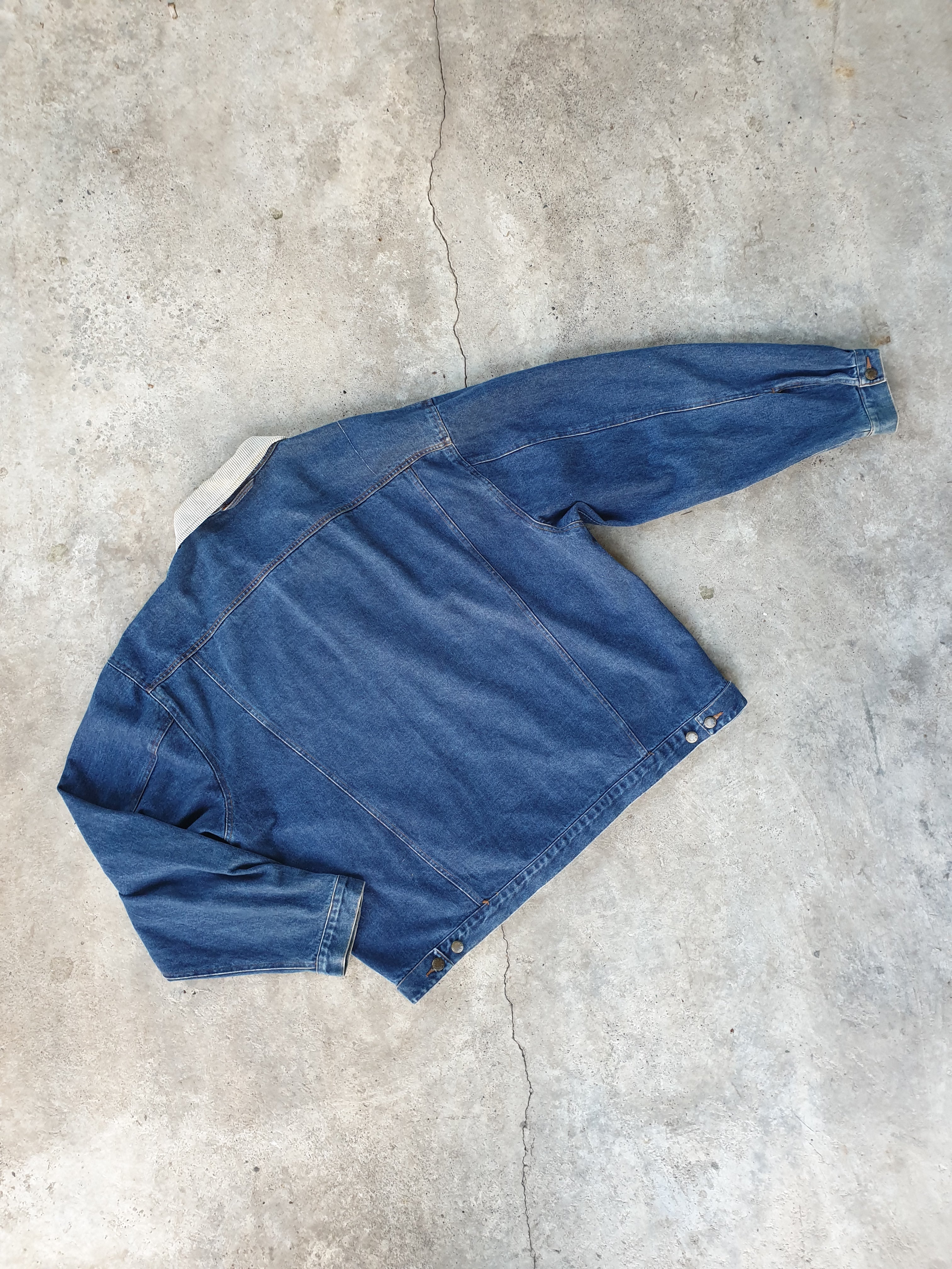 Vintage 90s Denim & Cord Jacket