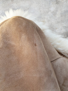 Vintage 70s Sheepskin & Suede Afghan Penny Lane Coat