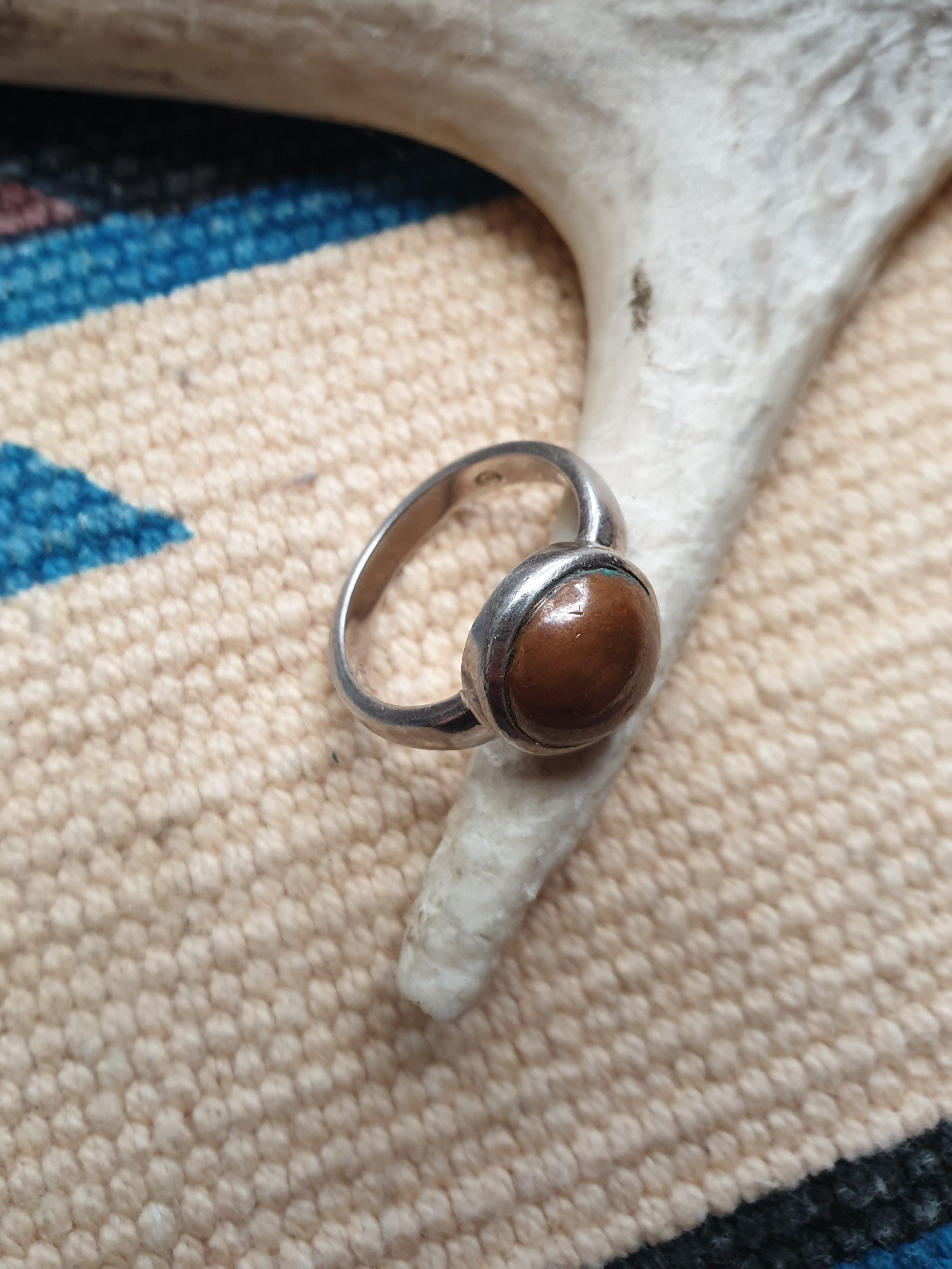 Sterling Silver 925 & Brass Ring