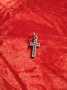 Vintage Sterling Silver 925 Cross Pendant