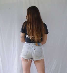 Vintage levis 555s cut off shorts