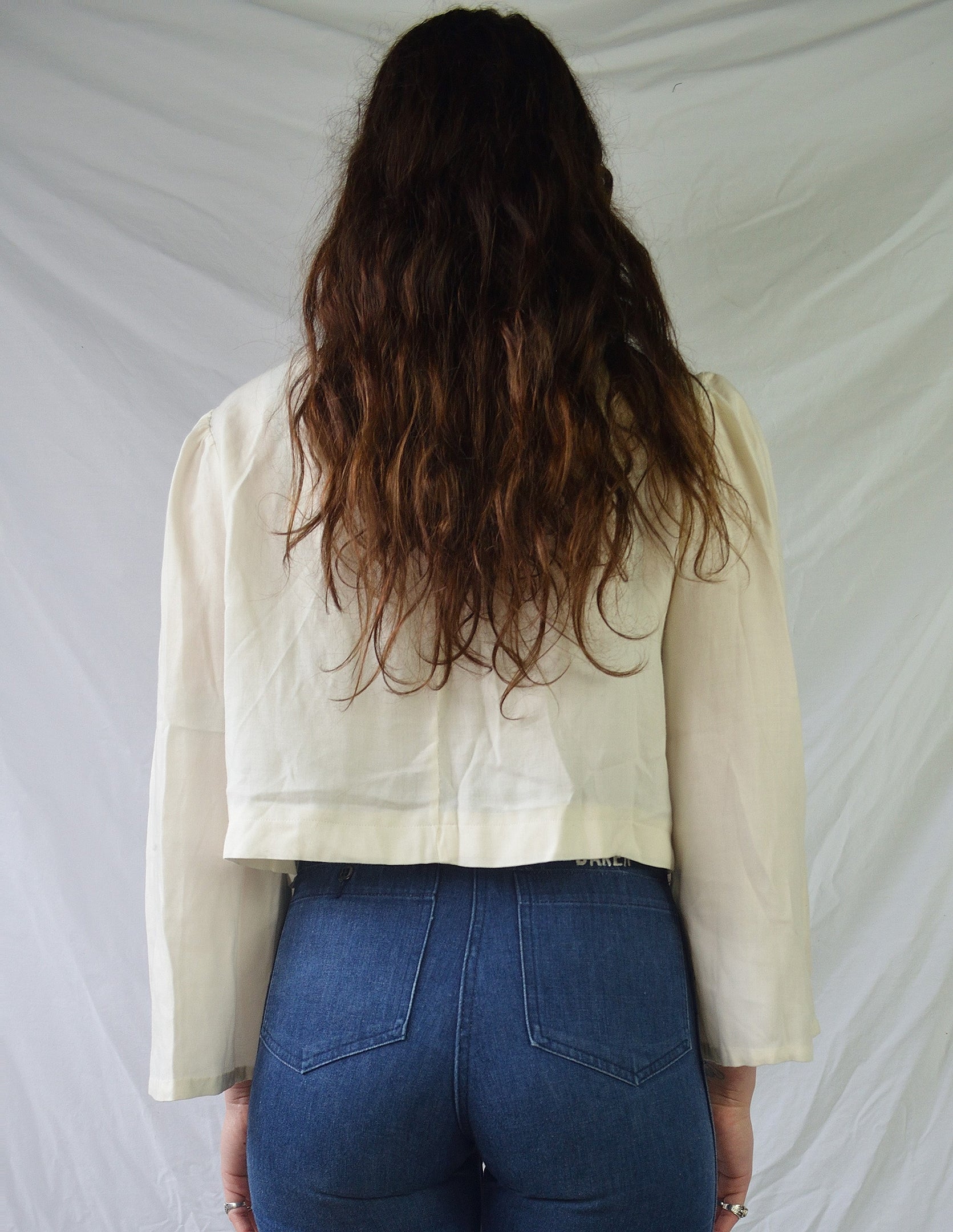 Vintage 70s Handmade Milkmaid Top