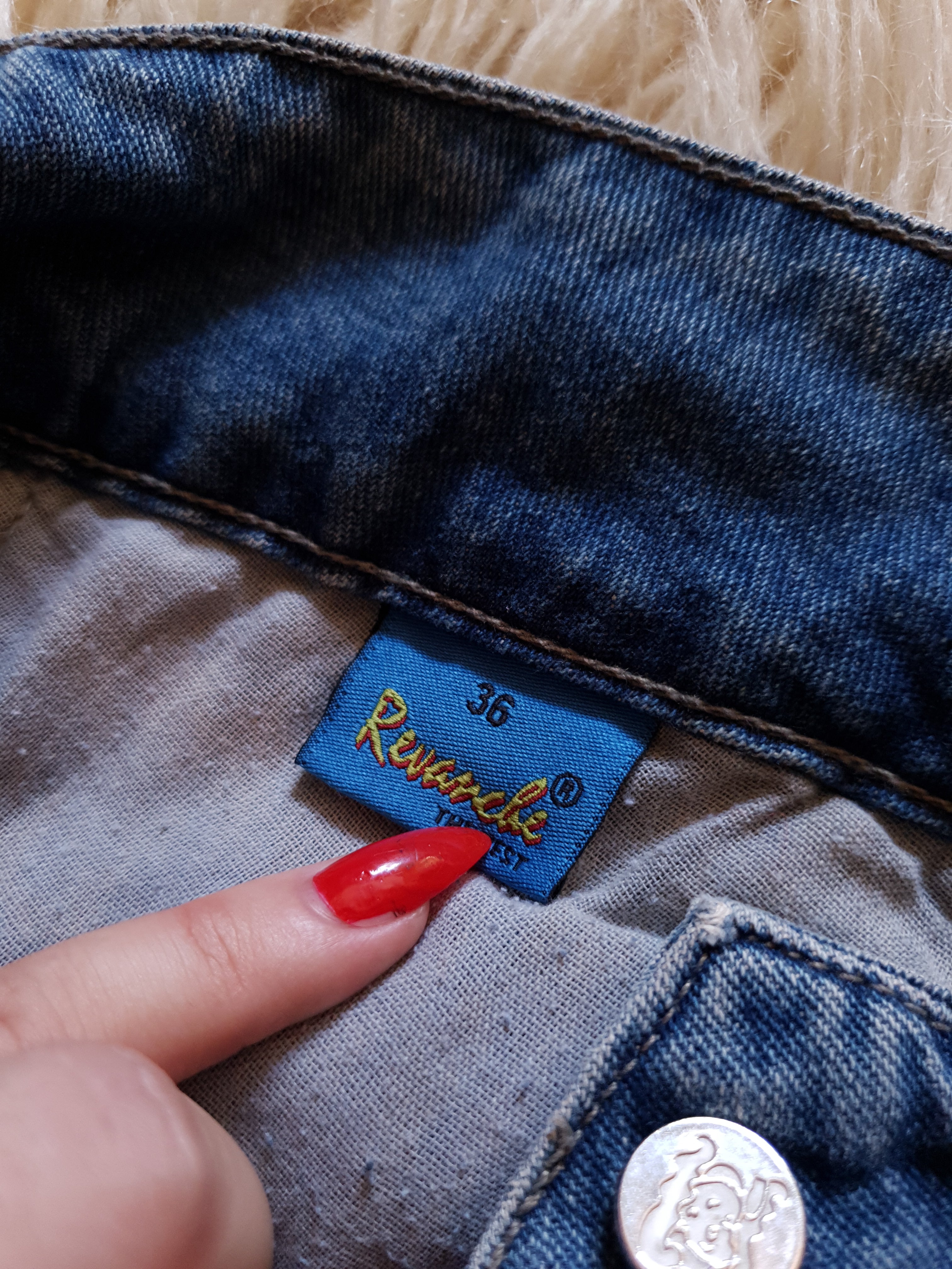 2000s Low Waist Studded Eyelet Denim Flares