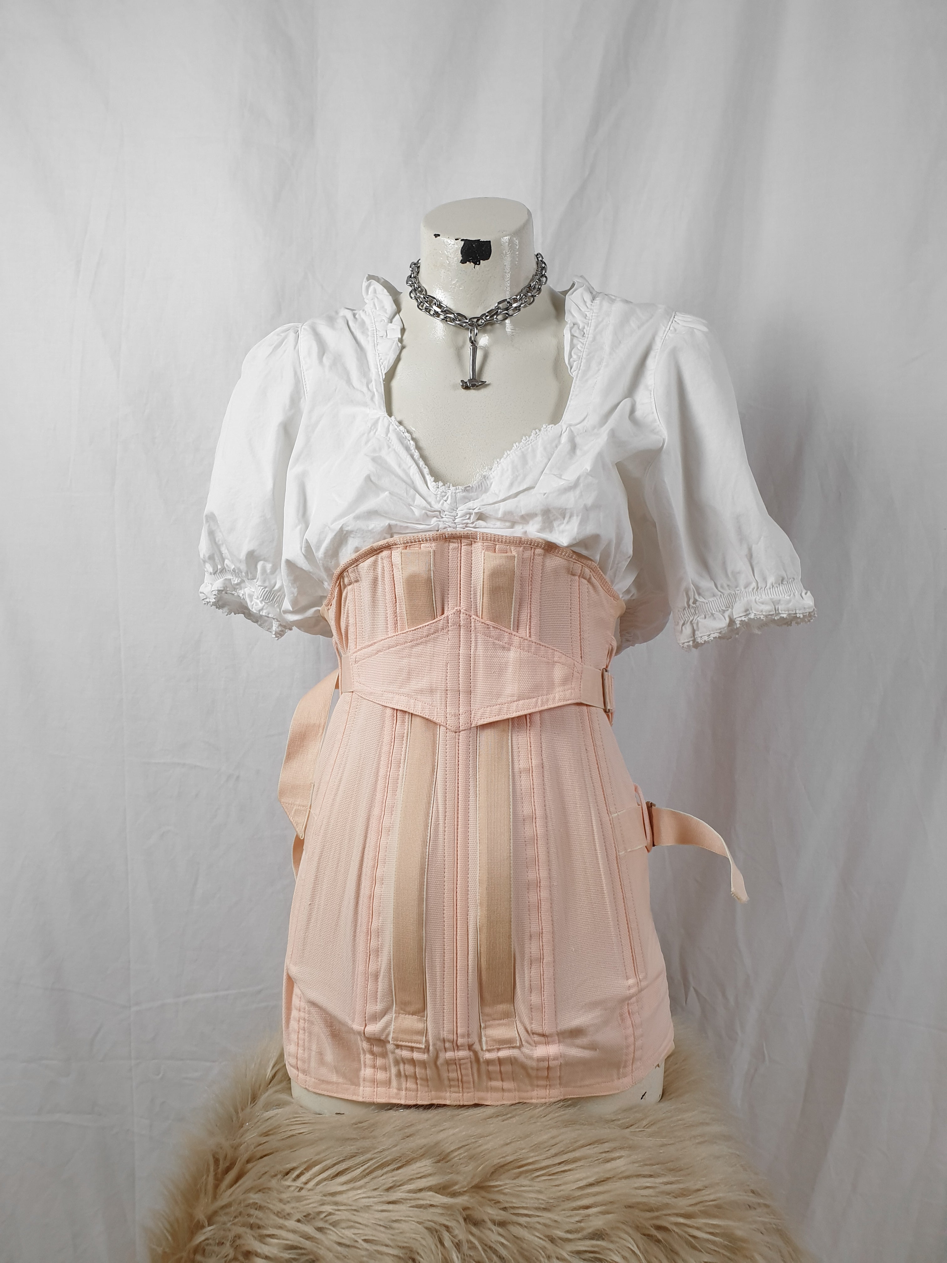 Vintage Pink 1950s/60s Underbust Corset/Girdle