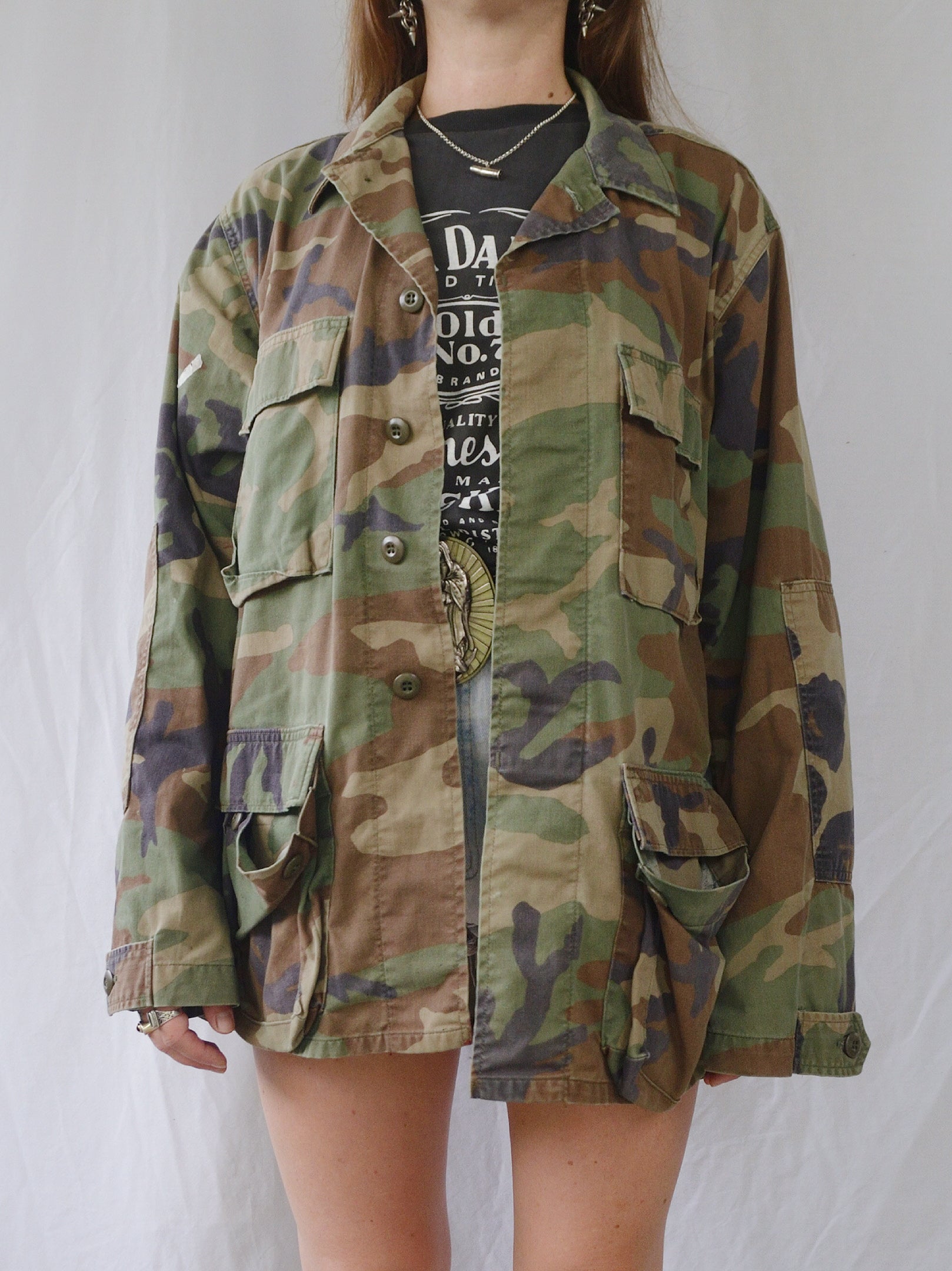 Camo 'Woodland Camoflage' Military Army Jacket