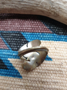 Vintage Sterling Silver 925 Feather Ring