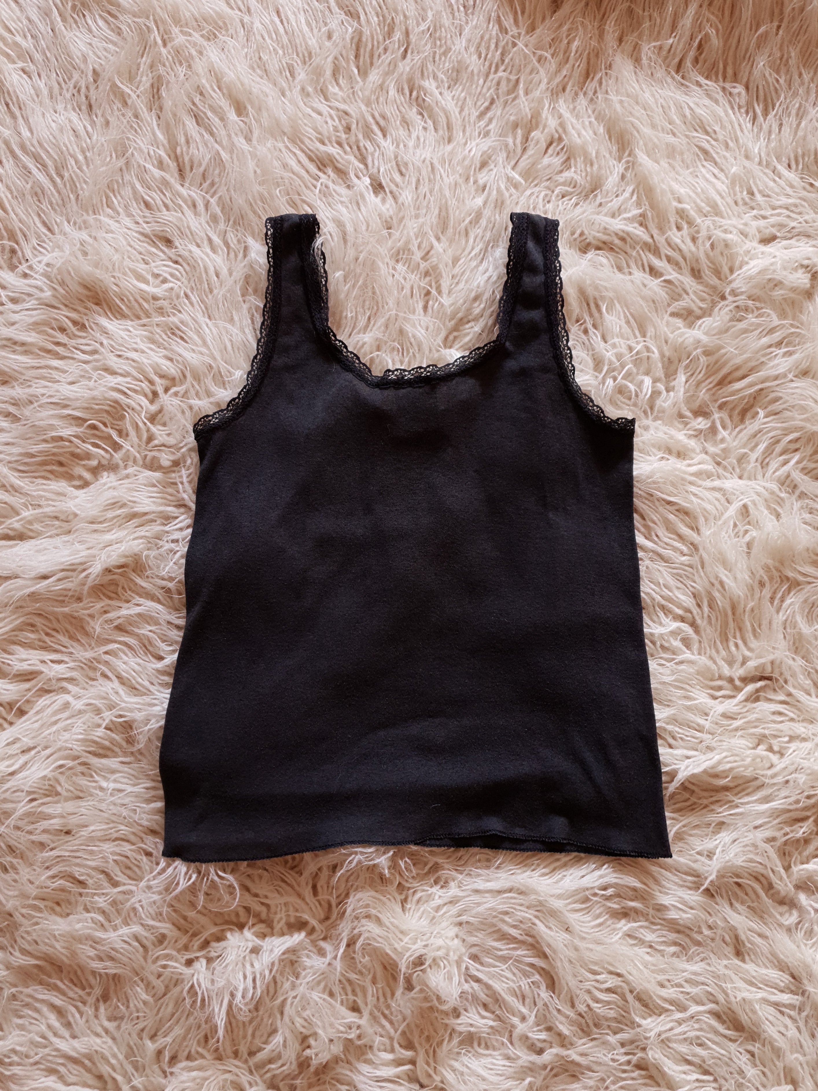 Vintage 1989 3D 'Bobby G' Print Wolf Lace Singlet