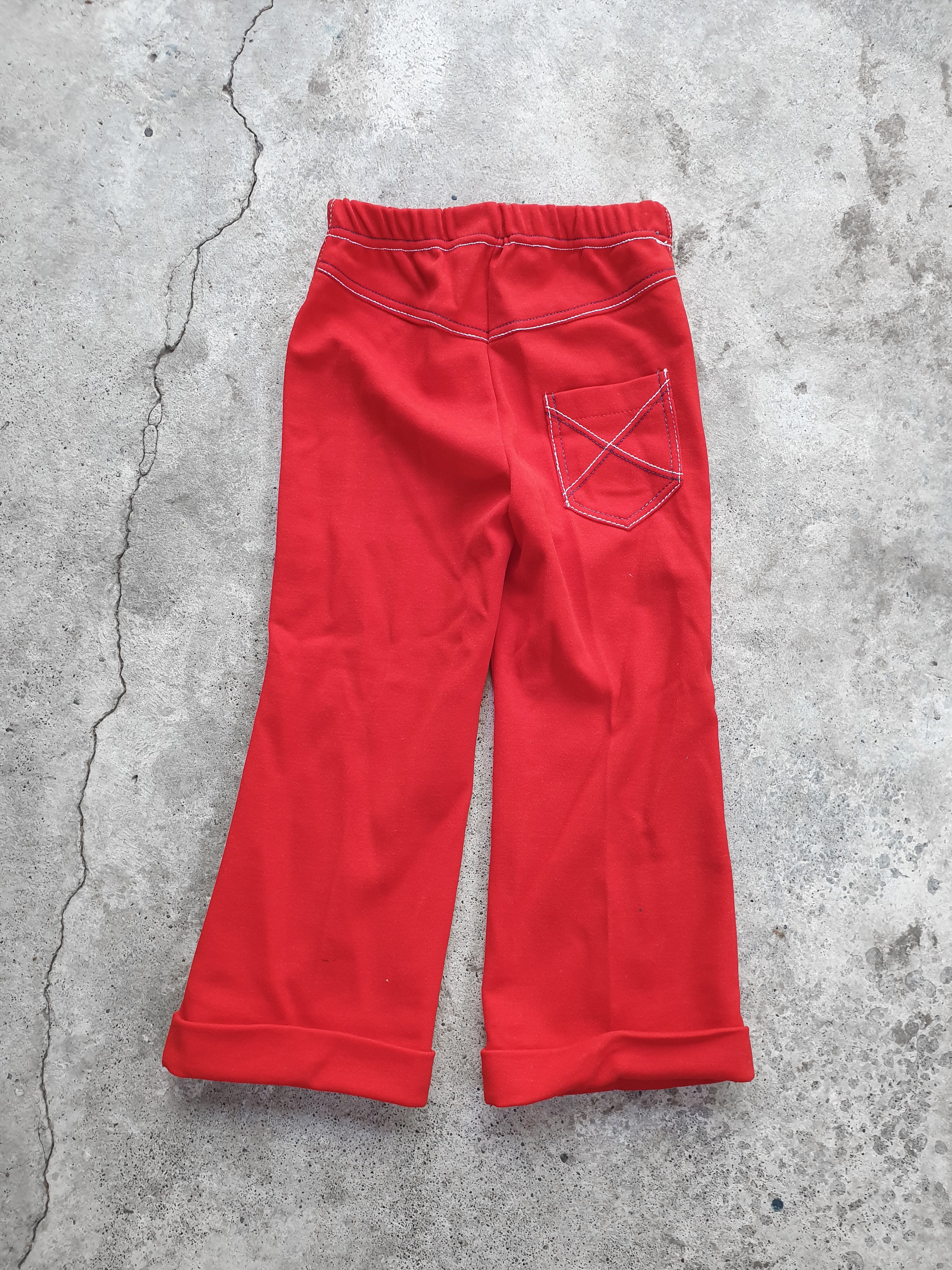 Red kids suit