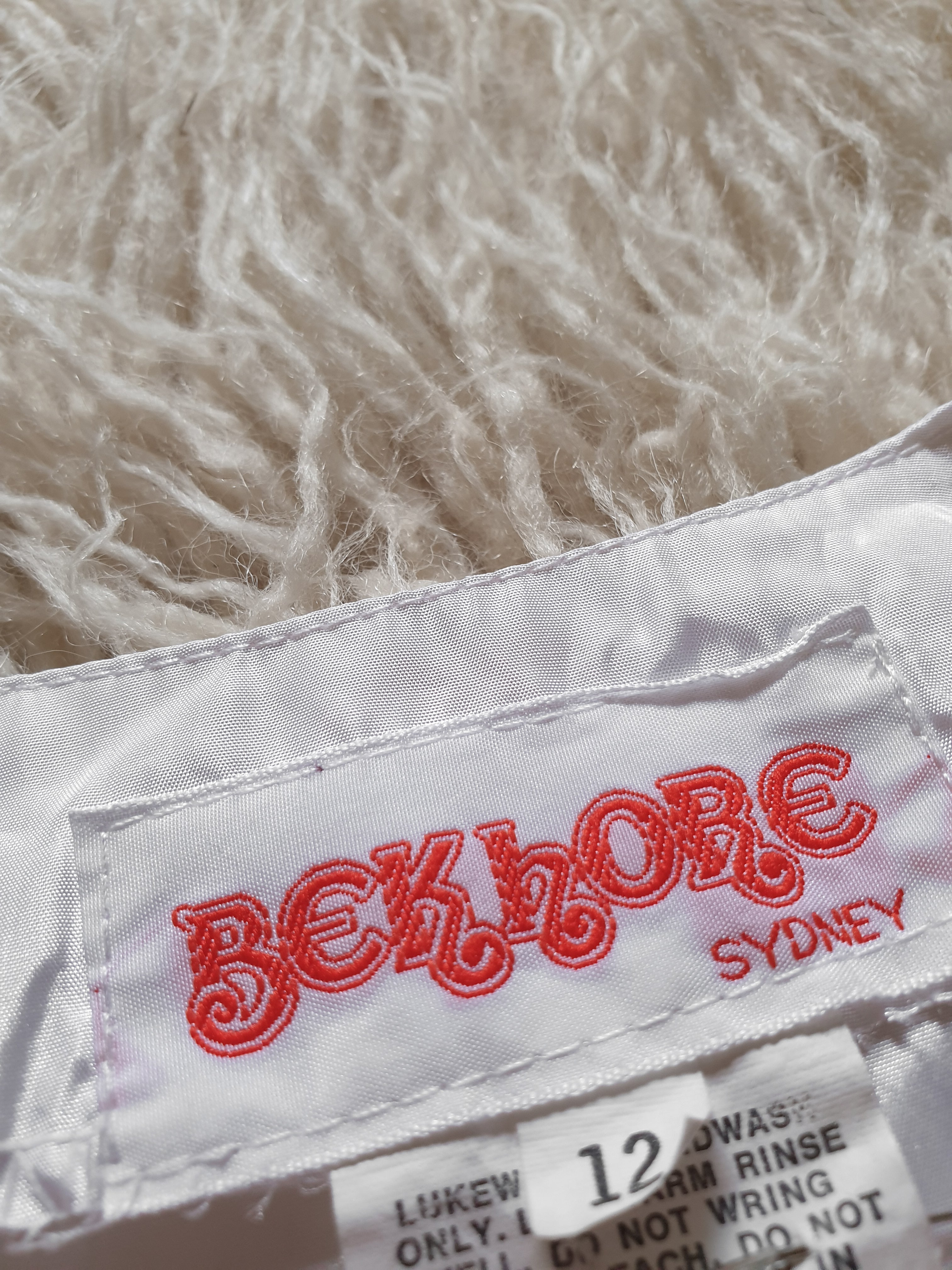 Vintage 1980s Cropped White Tafetta Bolero Jacket