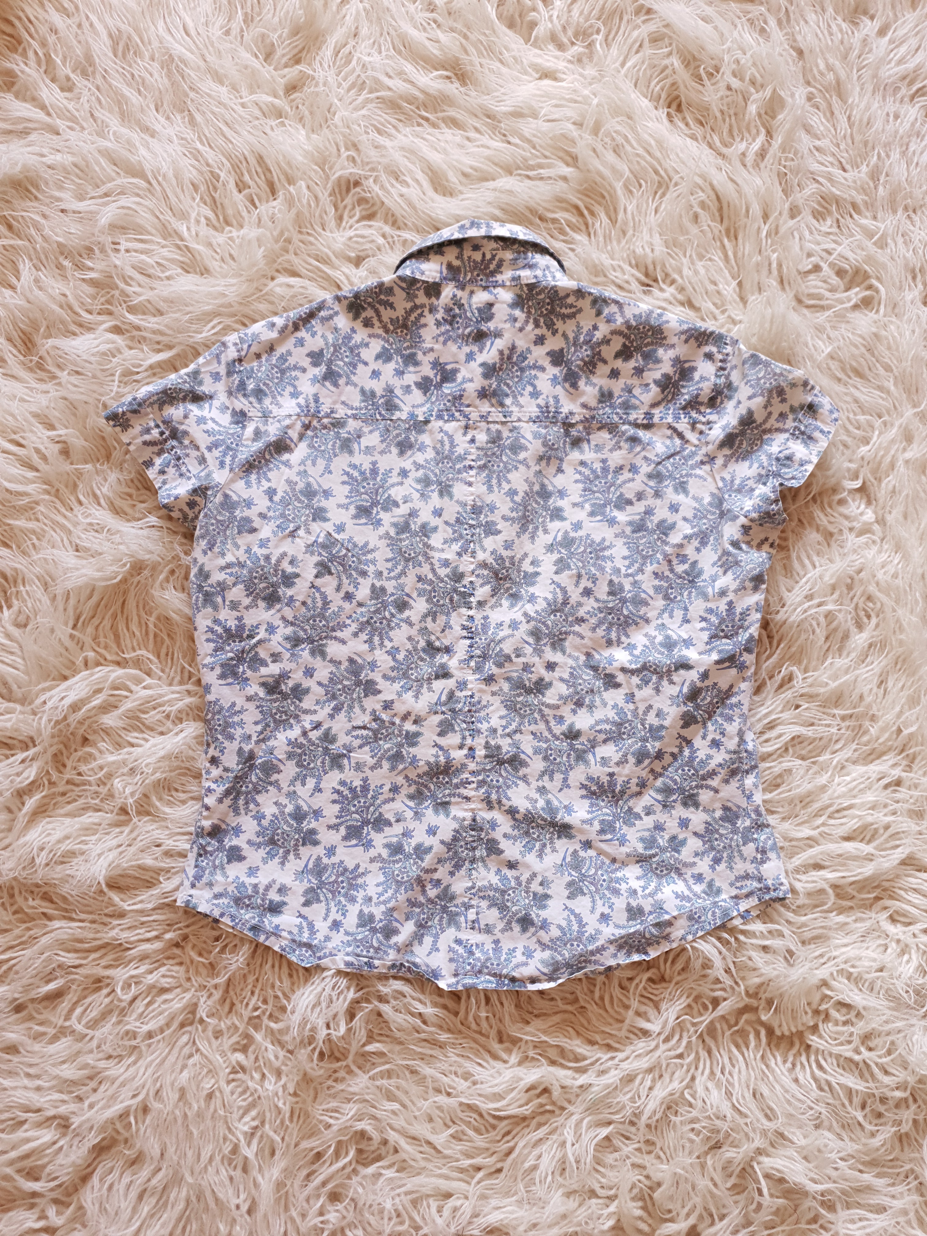 Vintage Paisley Pearl Snap Western Shirt