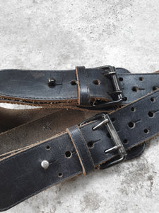 Vintage Leather Double Belt