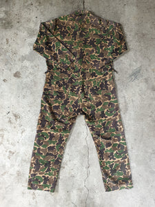 Vintage 1980s Camo Hunting Overalls