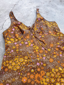 Vintage 1970s Mini Slip Dress