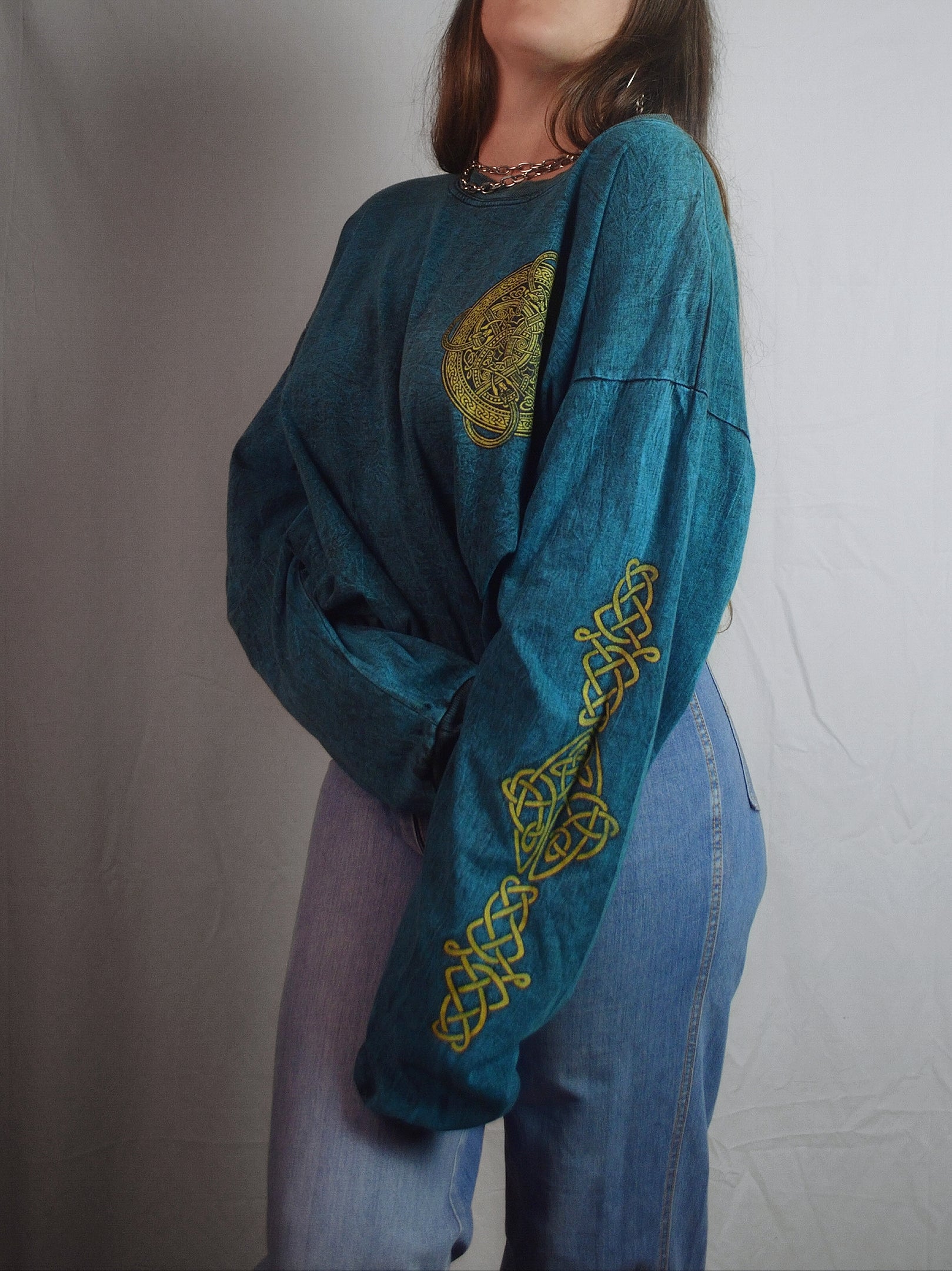 Vintage 1990s Celtic Long Sleeve Tee