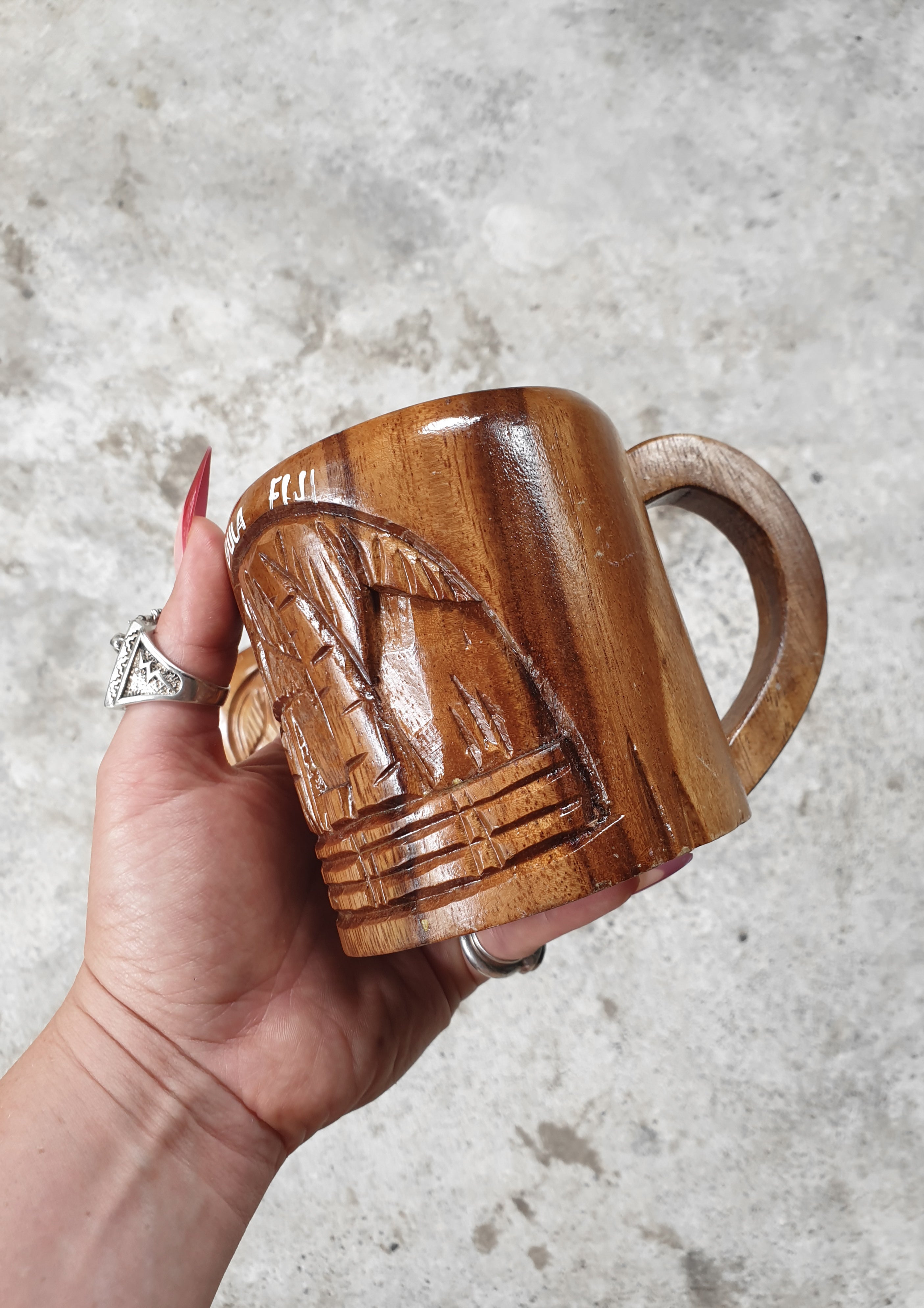 Vintage Tiki Cup Set