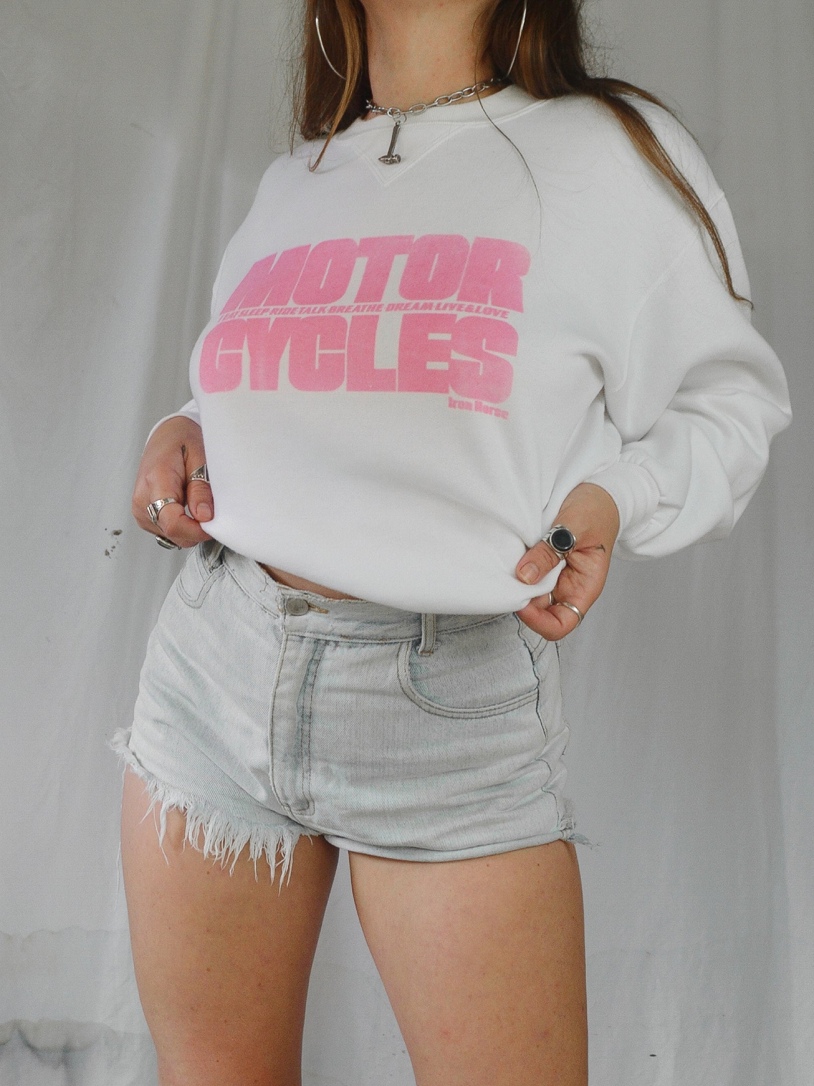 Vintage 1980s Iron Horse Magazine Sweatshirt