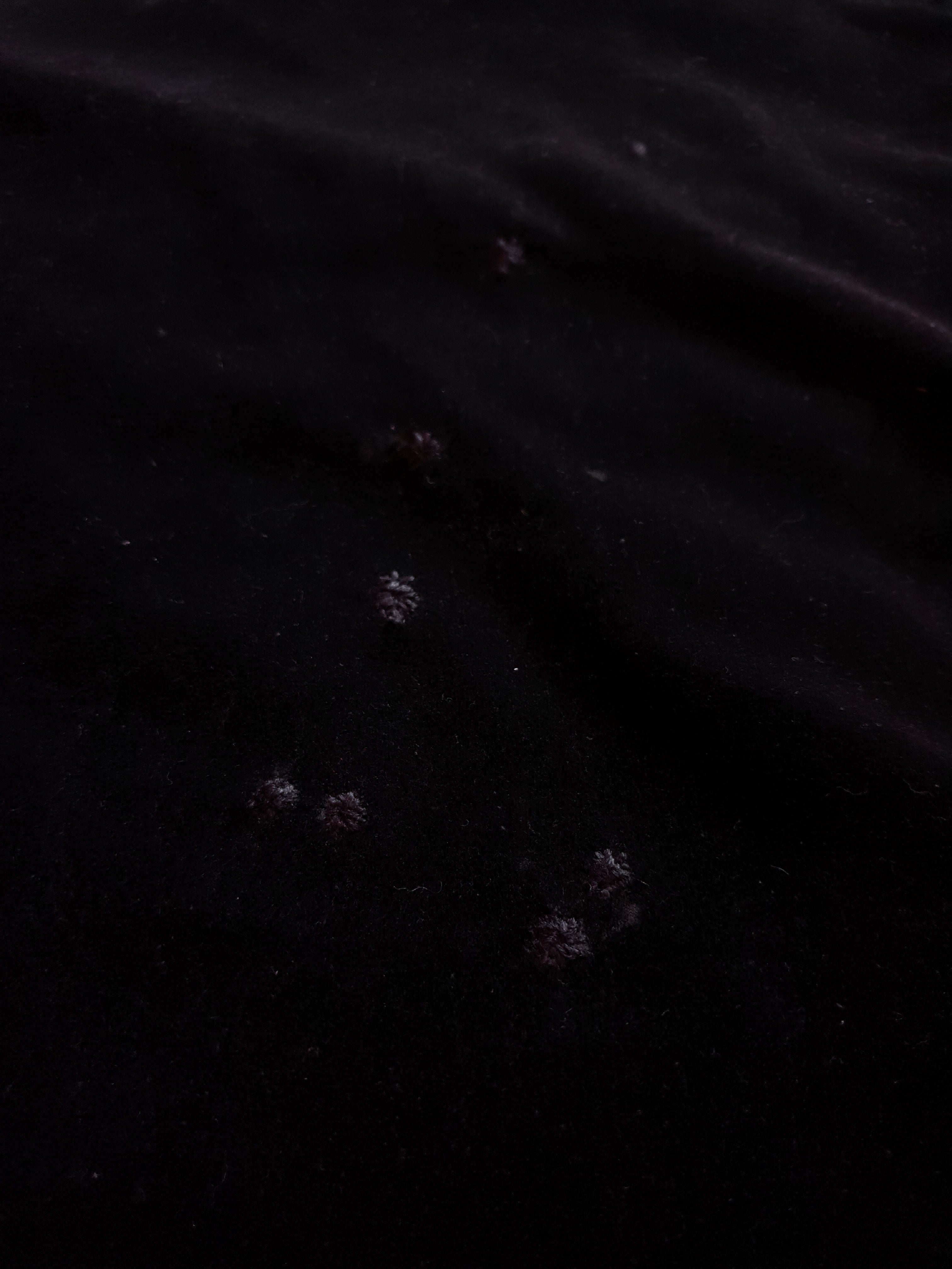 Vintage 1970s Black Cotton Velvet Edwardian Revival Maxi Prairie Dress