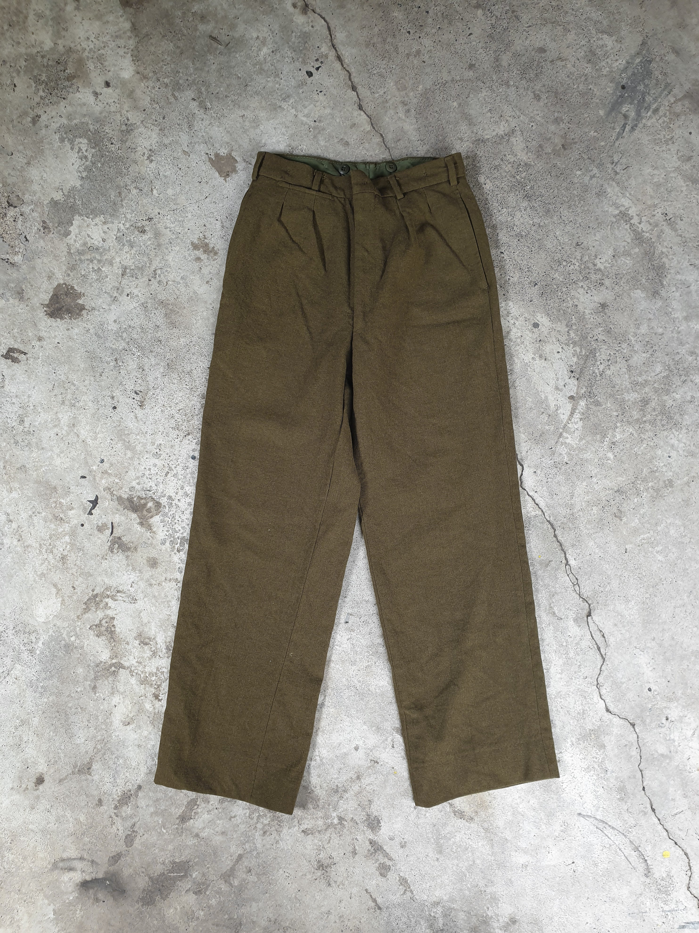 Vintage 1980s Wool Army Pants