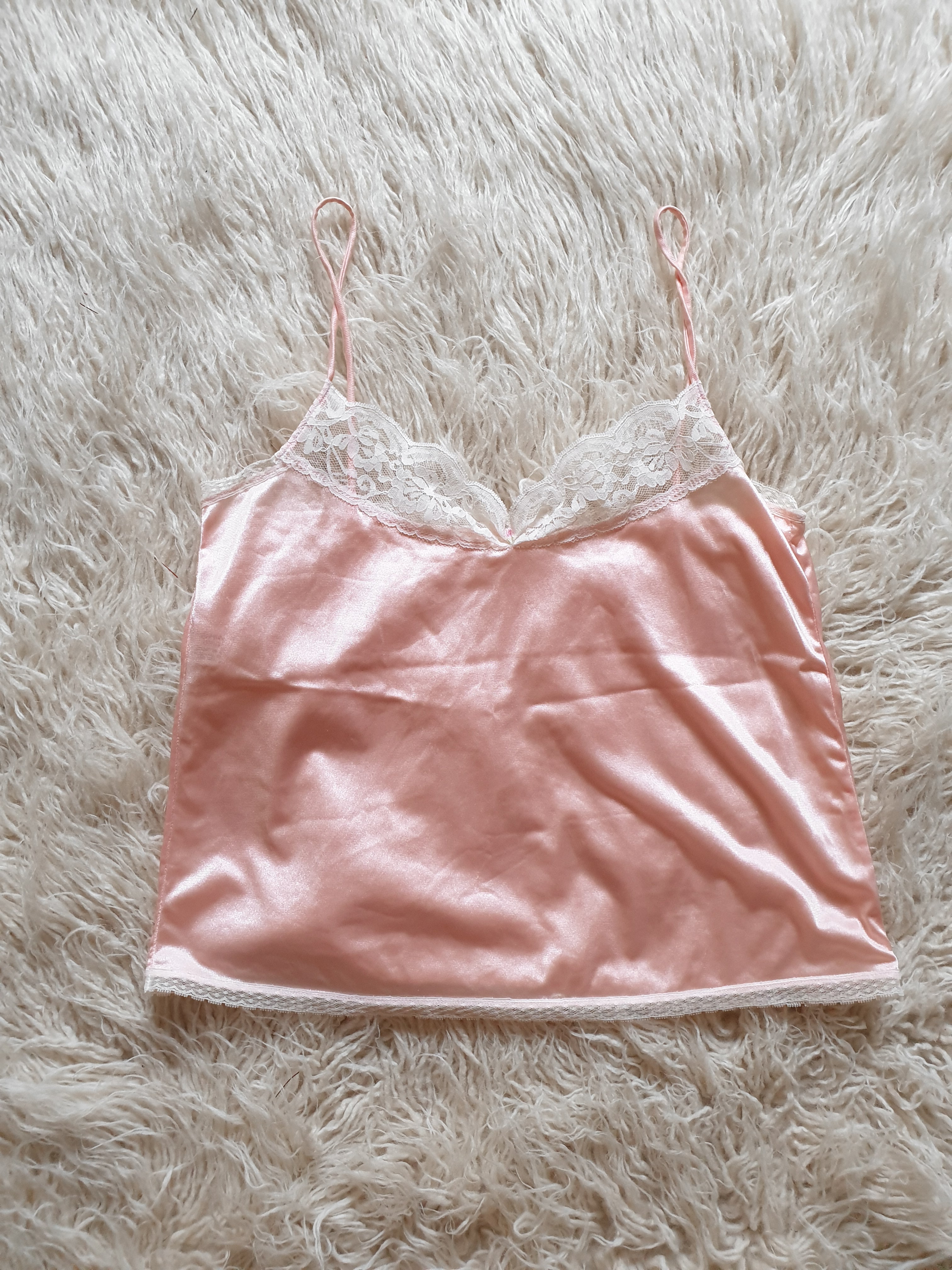 Vintage Pink Slip Top