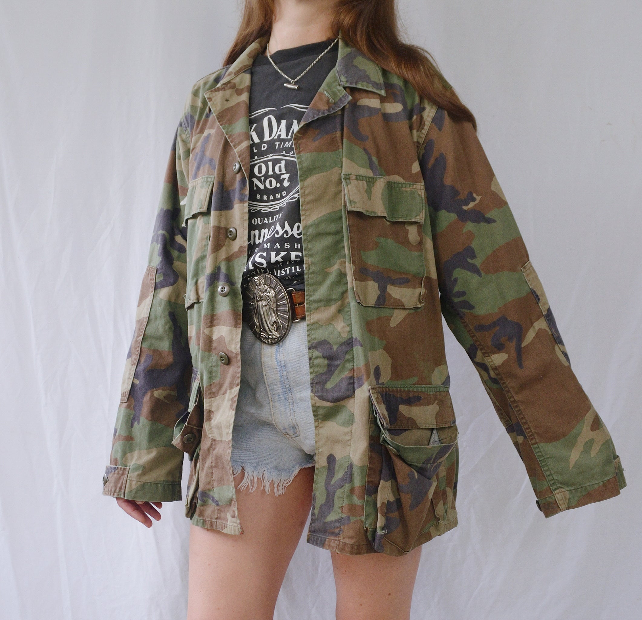 Camo 'Woodland Camoflage' Military Army Jacket