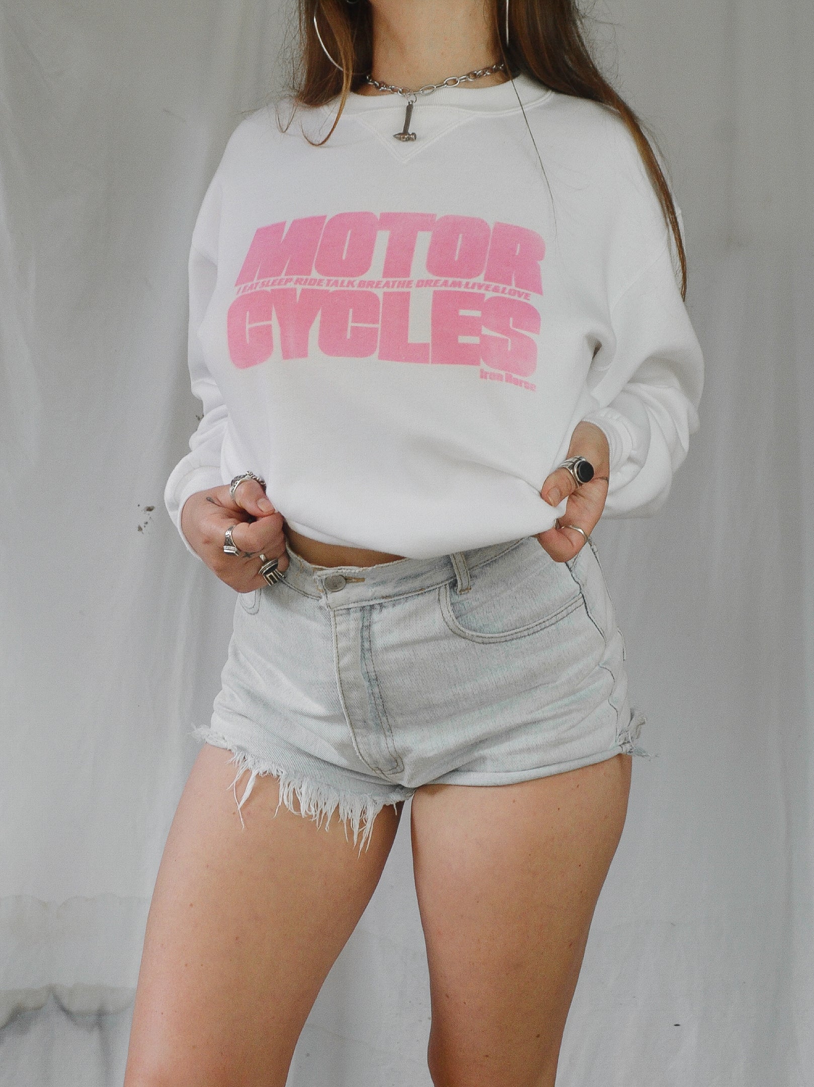 Vintage 1980s Iron Horse Magazine Sweatshirt