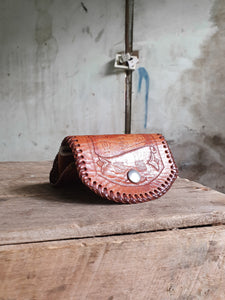 Vintage Tooled Leather 'Pam' Wallet