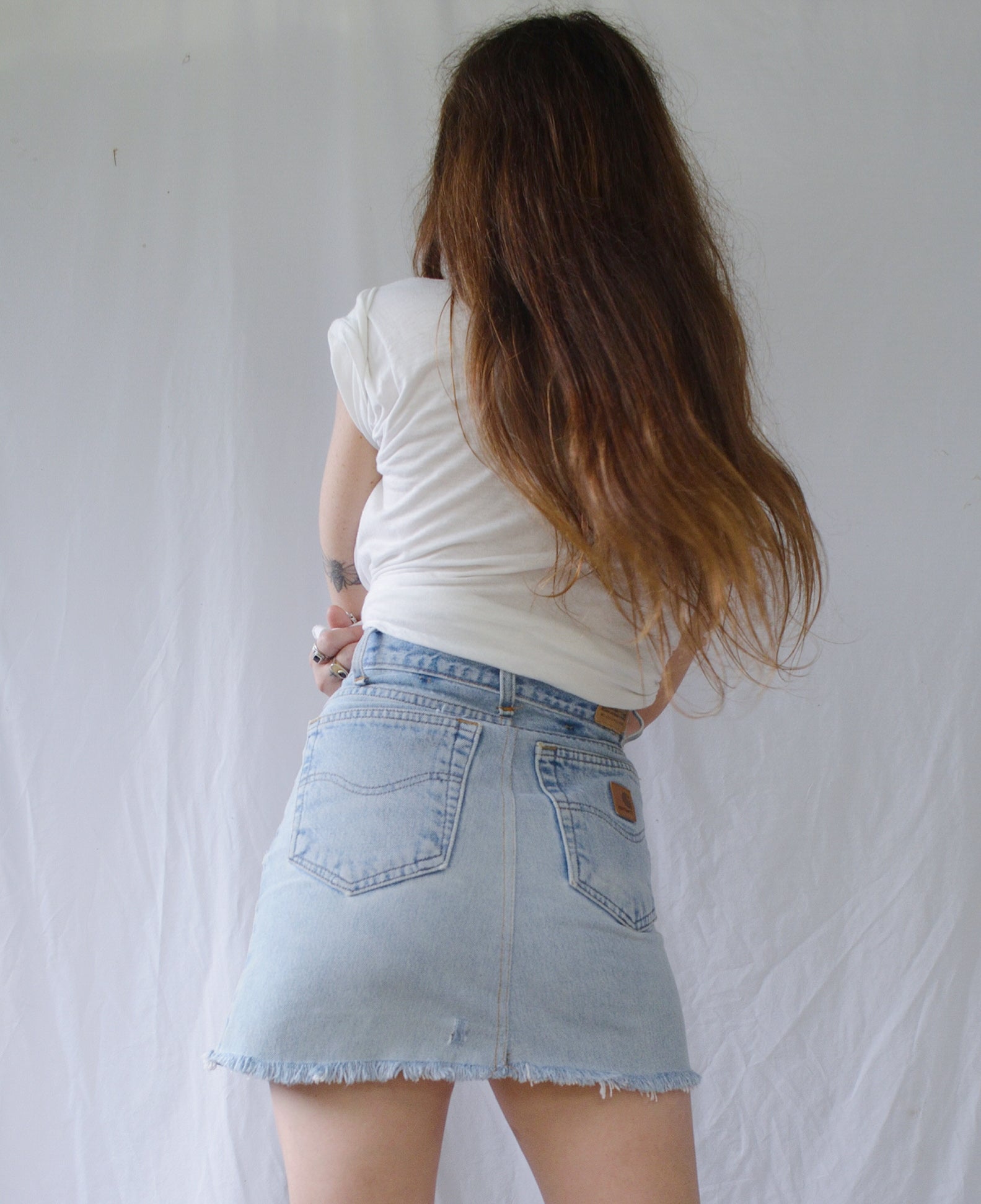 Carhartt Denim Mini Skirt