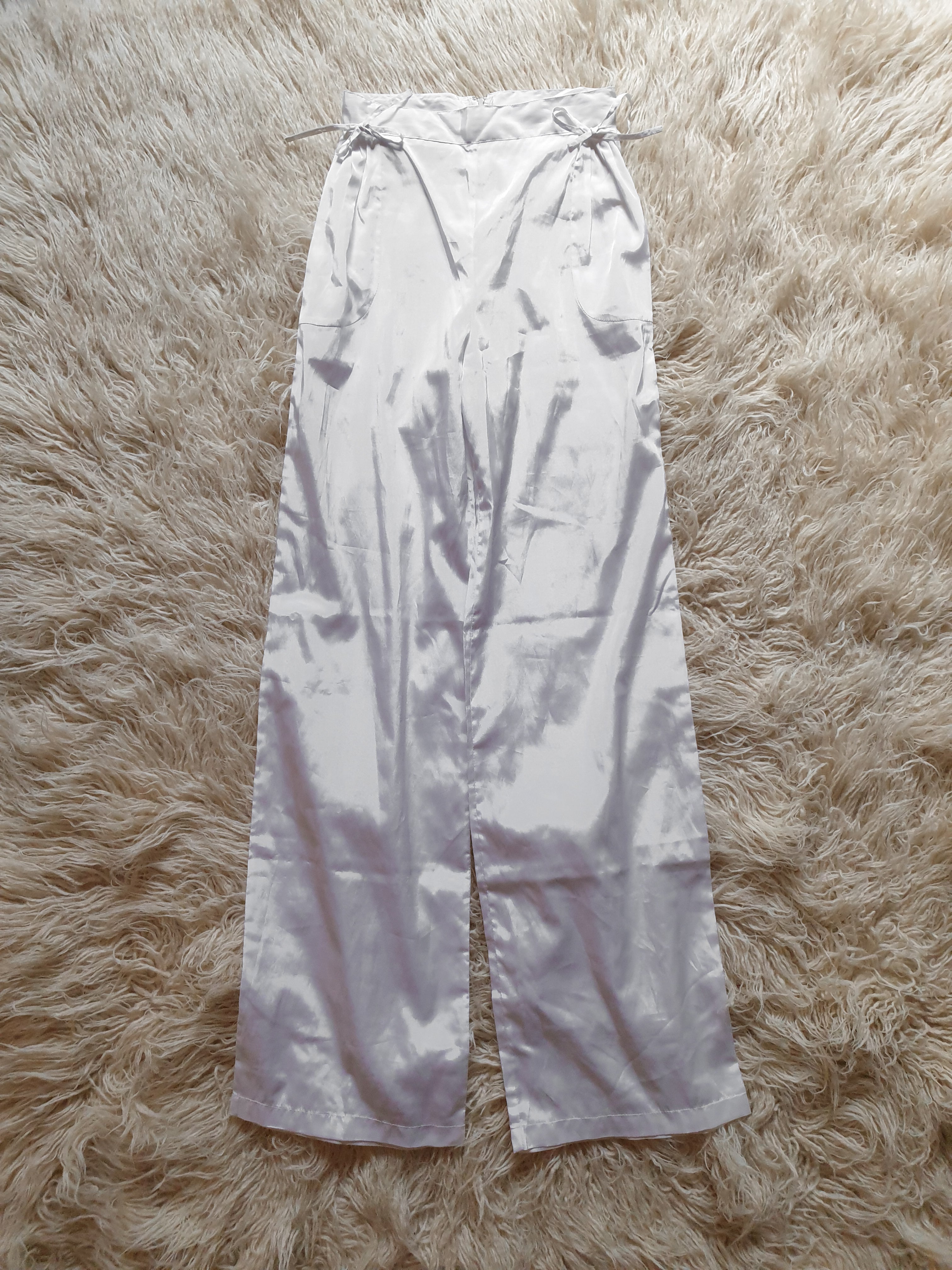 Vintage 1970s/80s White Wide Leg Flares