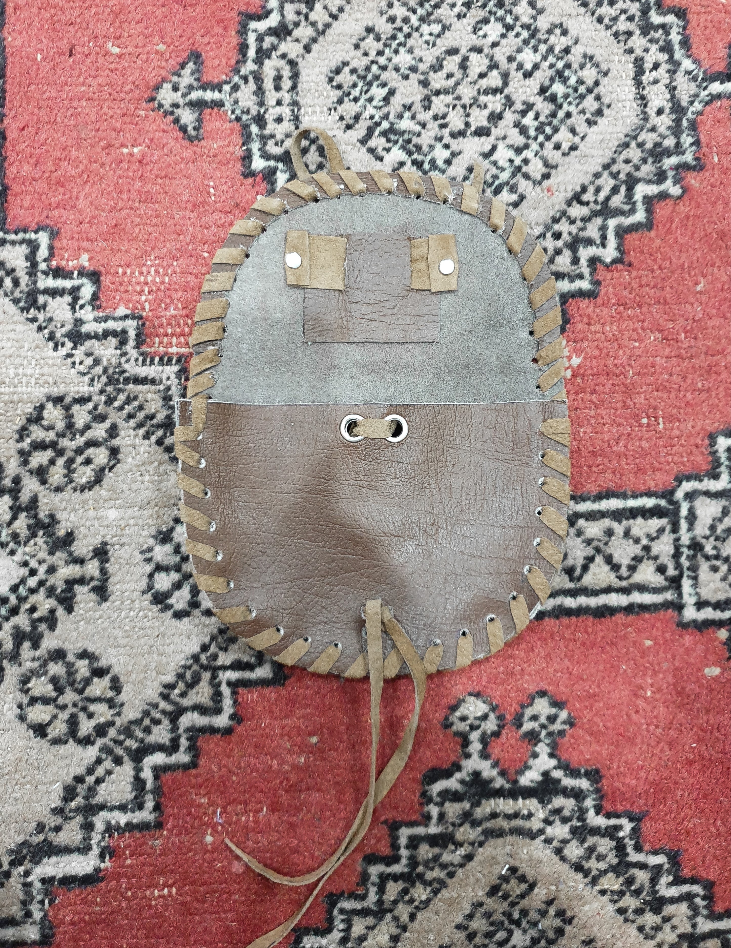 Handmade Leather Concho Pouch