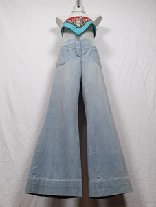 Vintage Light Blue 70s/80s Denim Flares