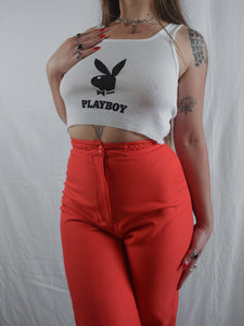 Vintage Net Playboy Bunny Tank Top