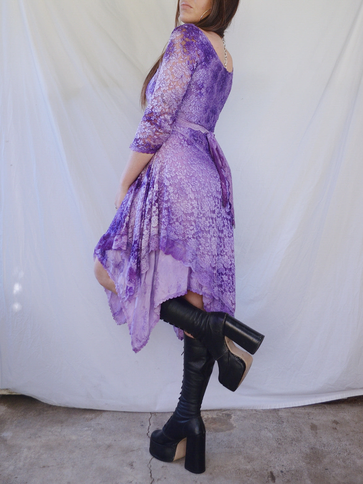 Vintage 90s Beth Read Originals Fairy Gothic Midi Dress