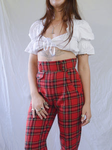 Swiss Dirndl Crop Top