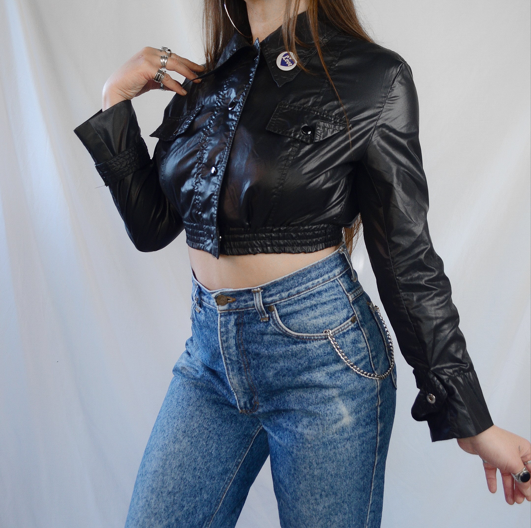 Vintage 70s Cropped Nylon Jacket