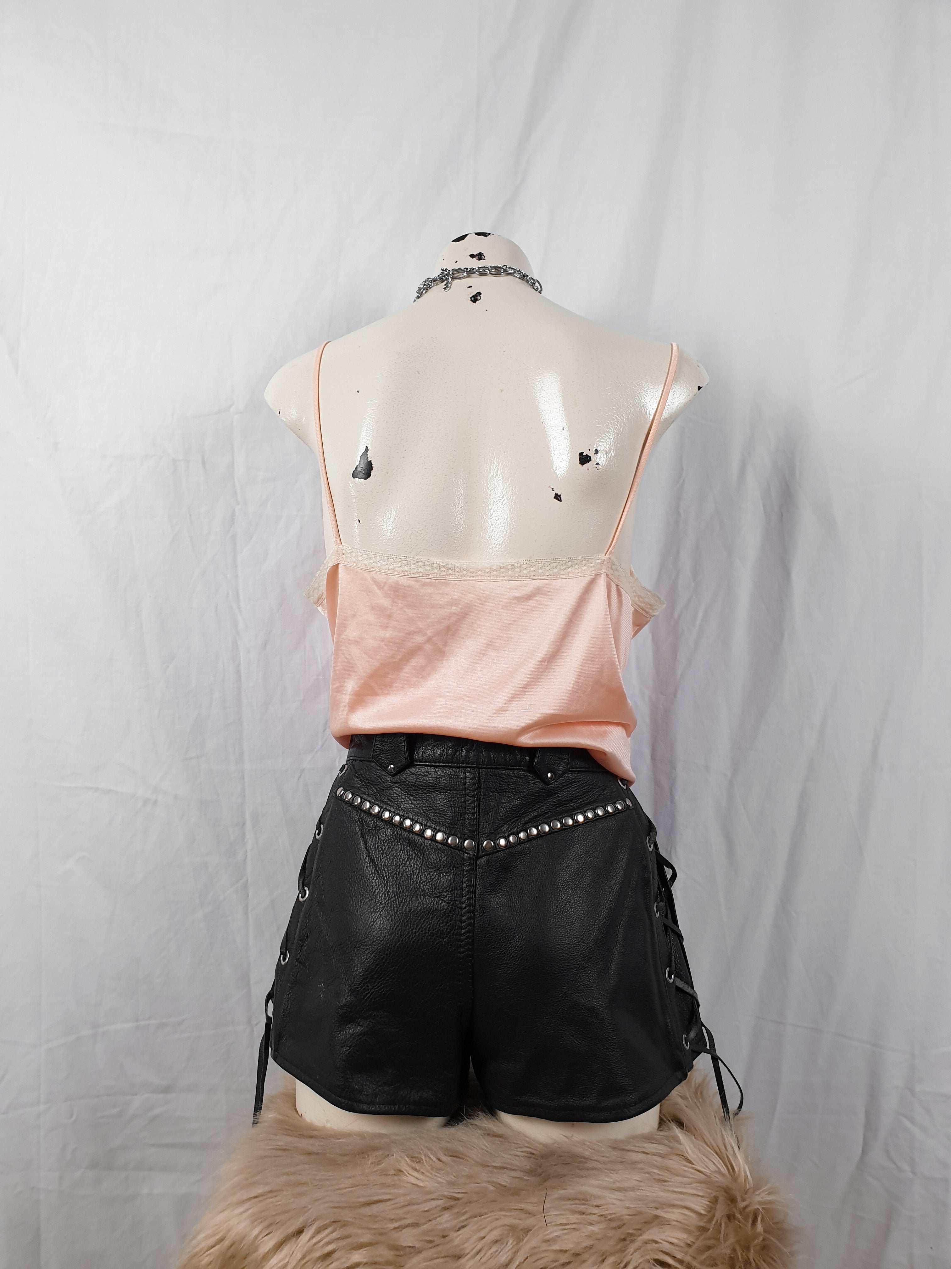 Vintage Pink Slip Top