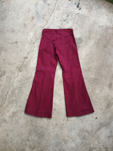 Vintage 70s Plum 'Amco' Flare Jeans