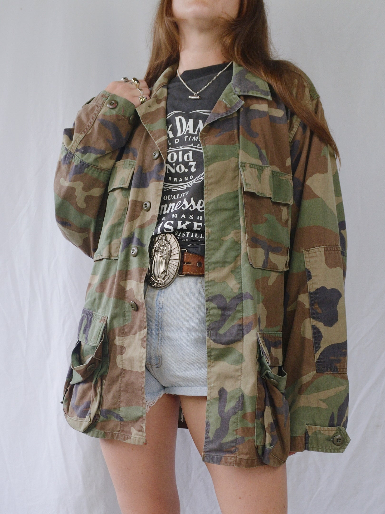 Camo 'Woodland Camoflage' Military Army Jacket