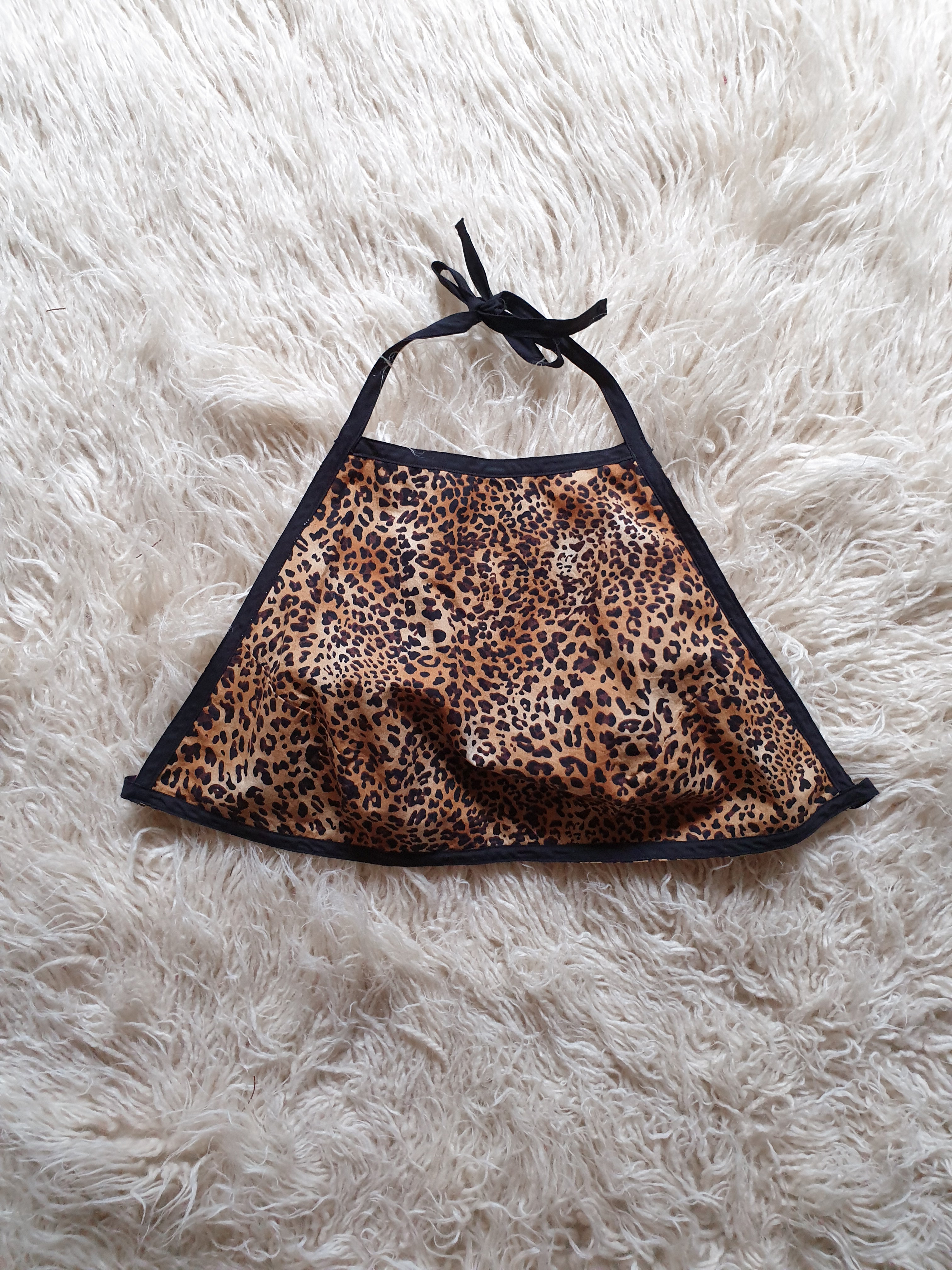 Handmade Leopard Print Halter Top