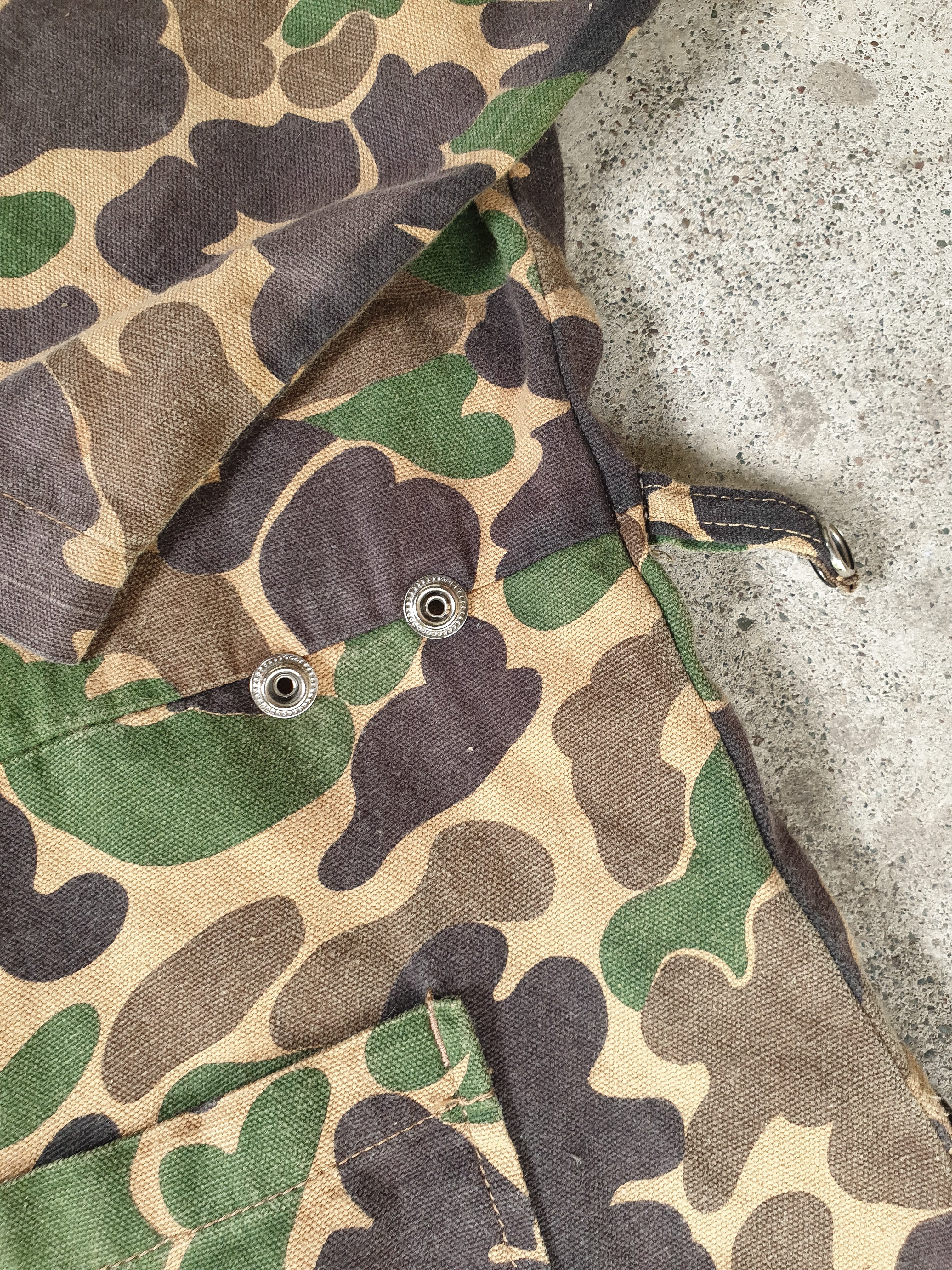 Vintage 1980s Camo Hunting Overalls