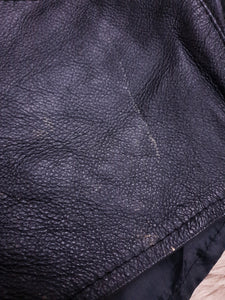 Vintage 1980s/90s Lace Up Studded Leather Shorts