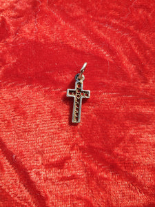 Vintage Sterling Silver 925 Cross Pendant