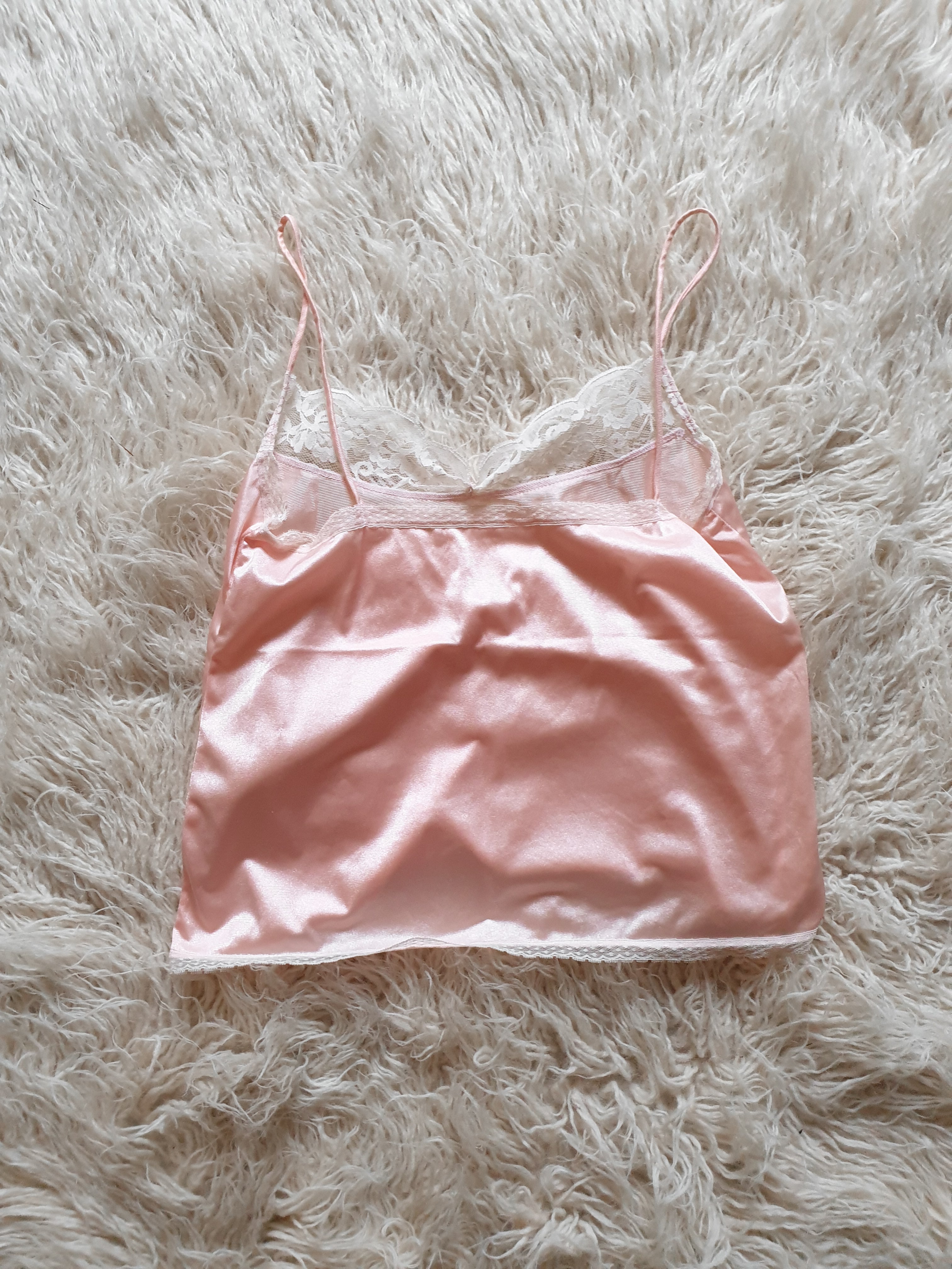 Vintage Pink Slip Top
