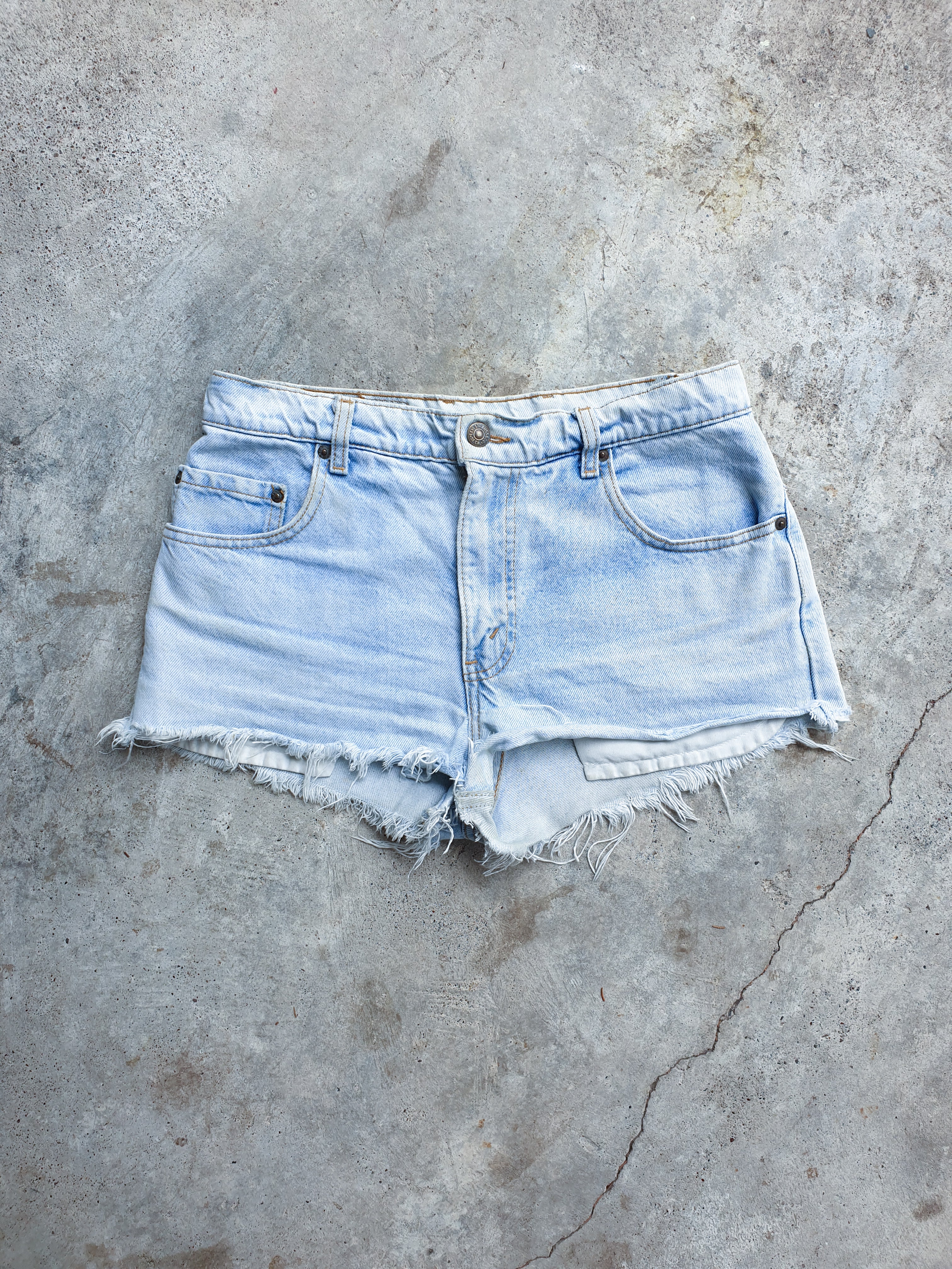 Vintage levis 555s cut off shorts