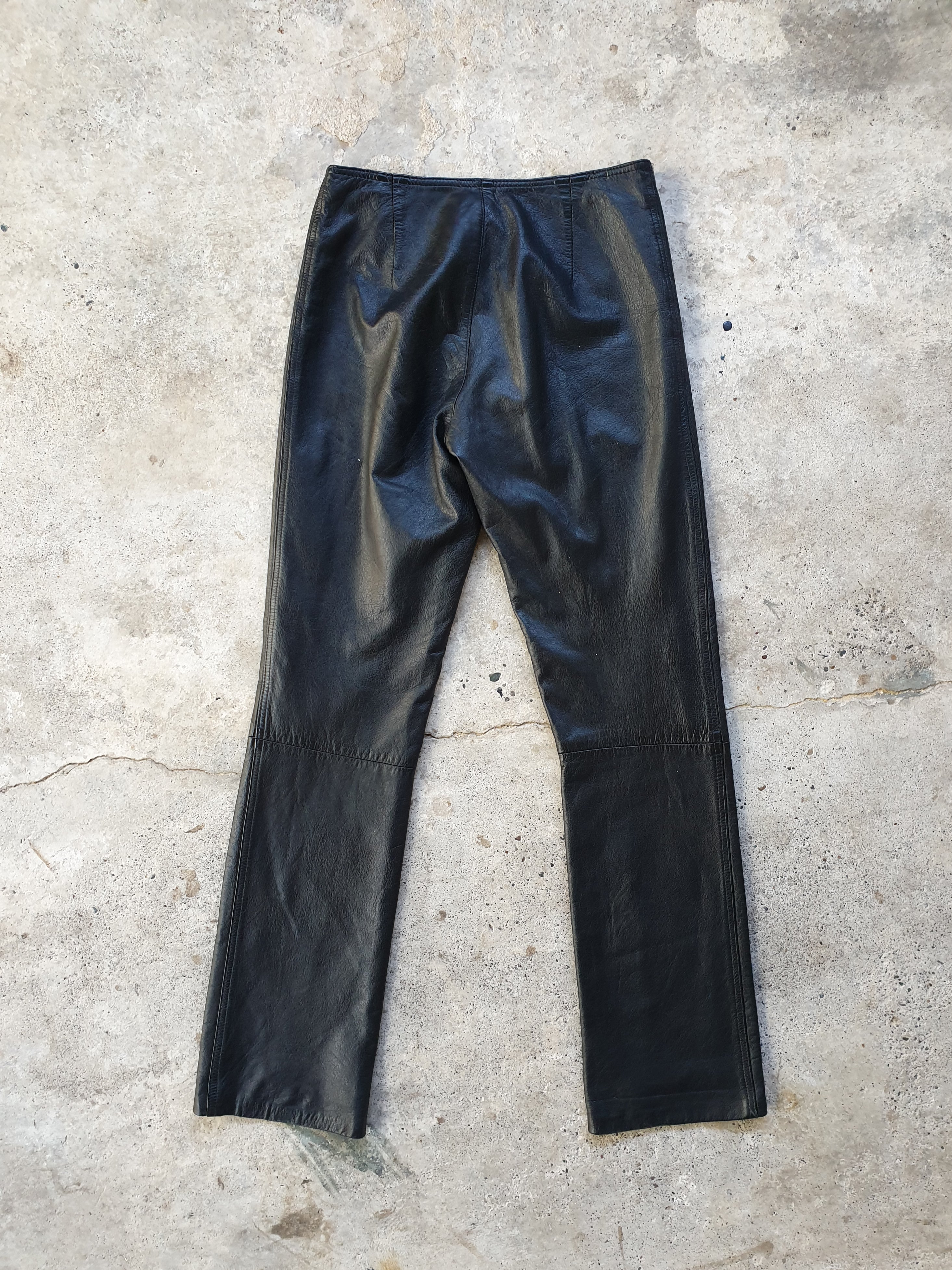 90s Black Leather Pants – Luxie Vintage