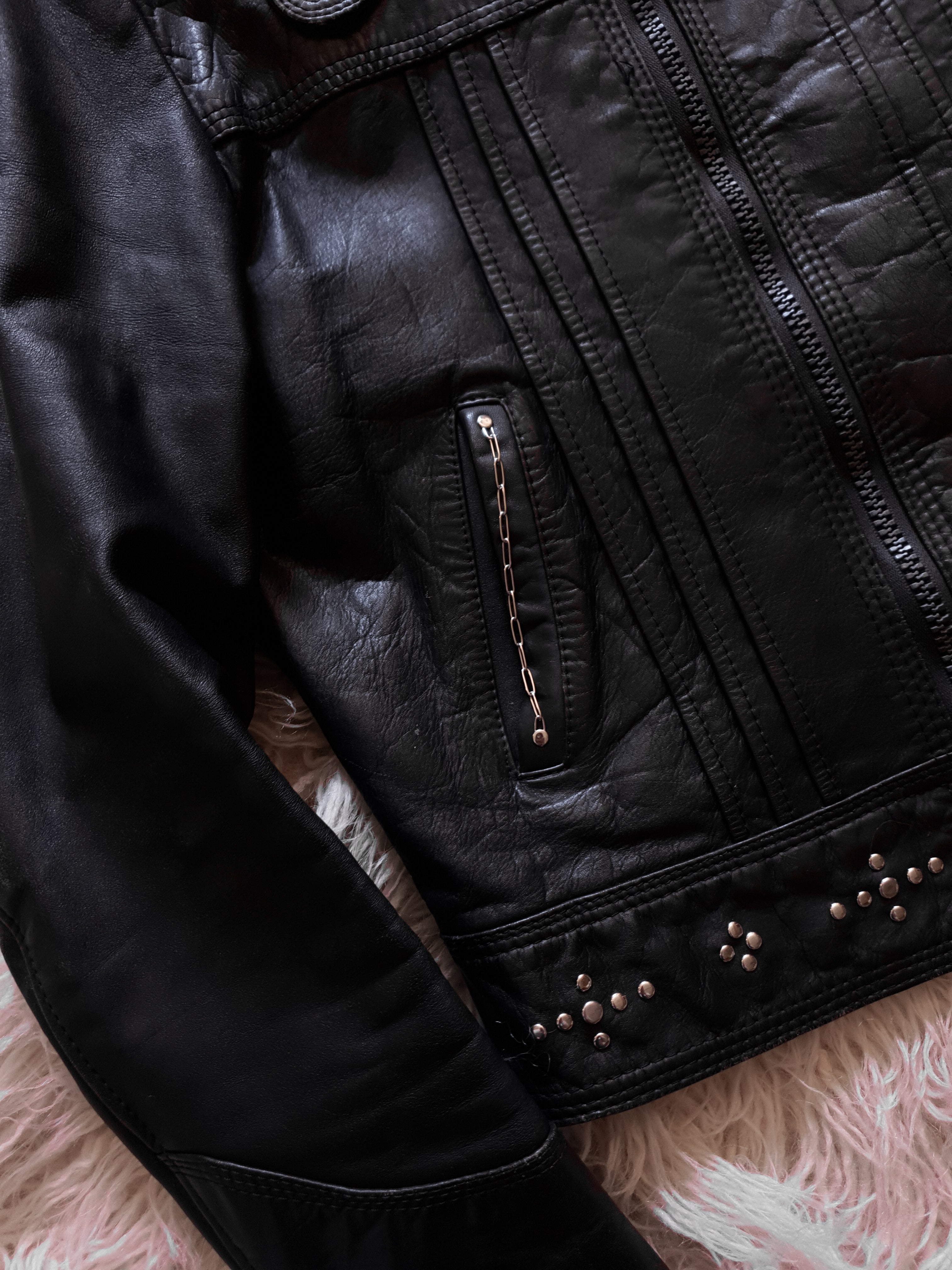 Vintage Studded Leather Jacket
