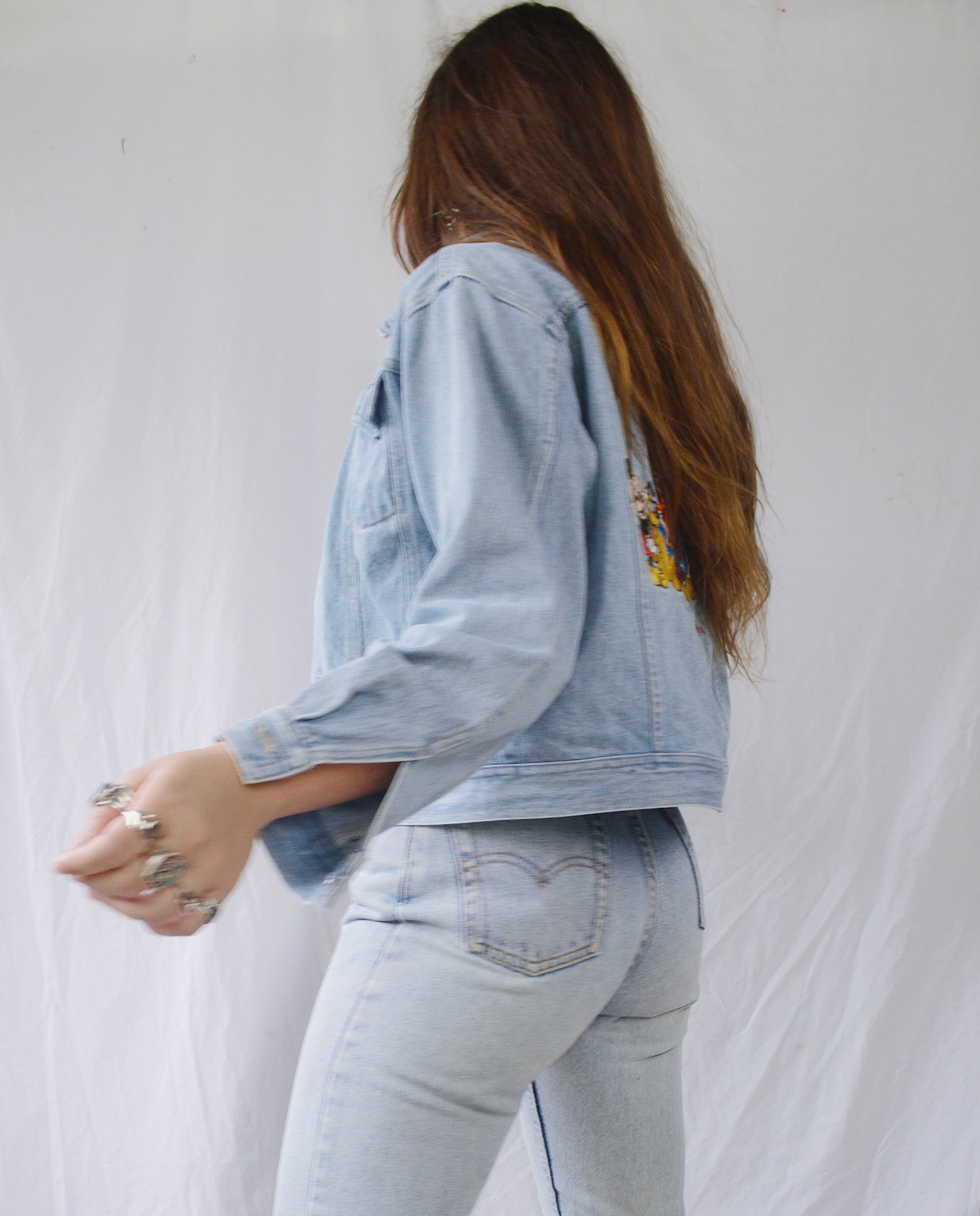 Disneyland Embroidered Denim Jacket