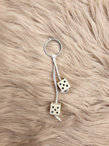 Vintage Dice Keychain