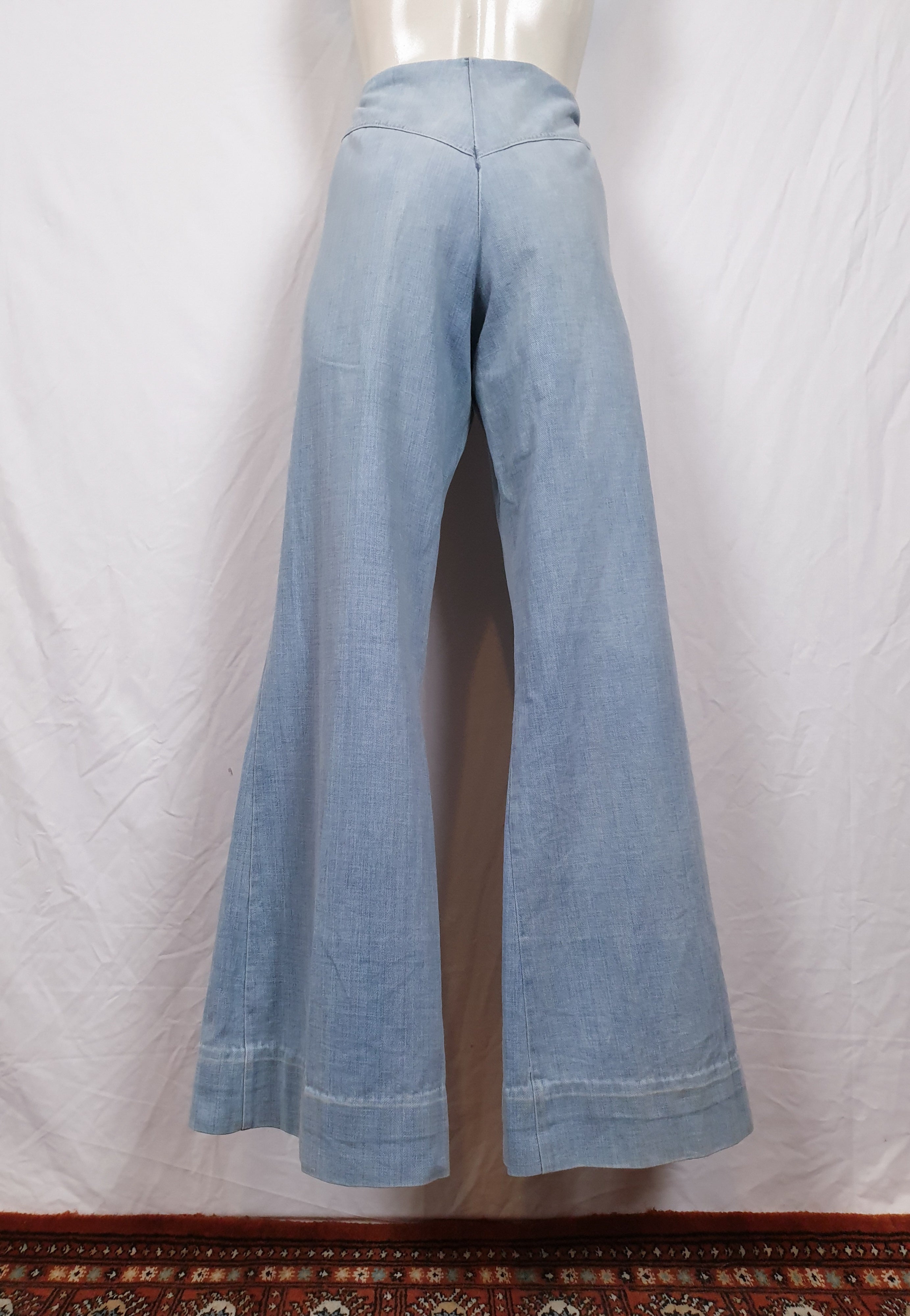 Vintage Light Blue 70s/80s Denim Flares